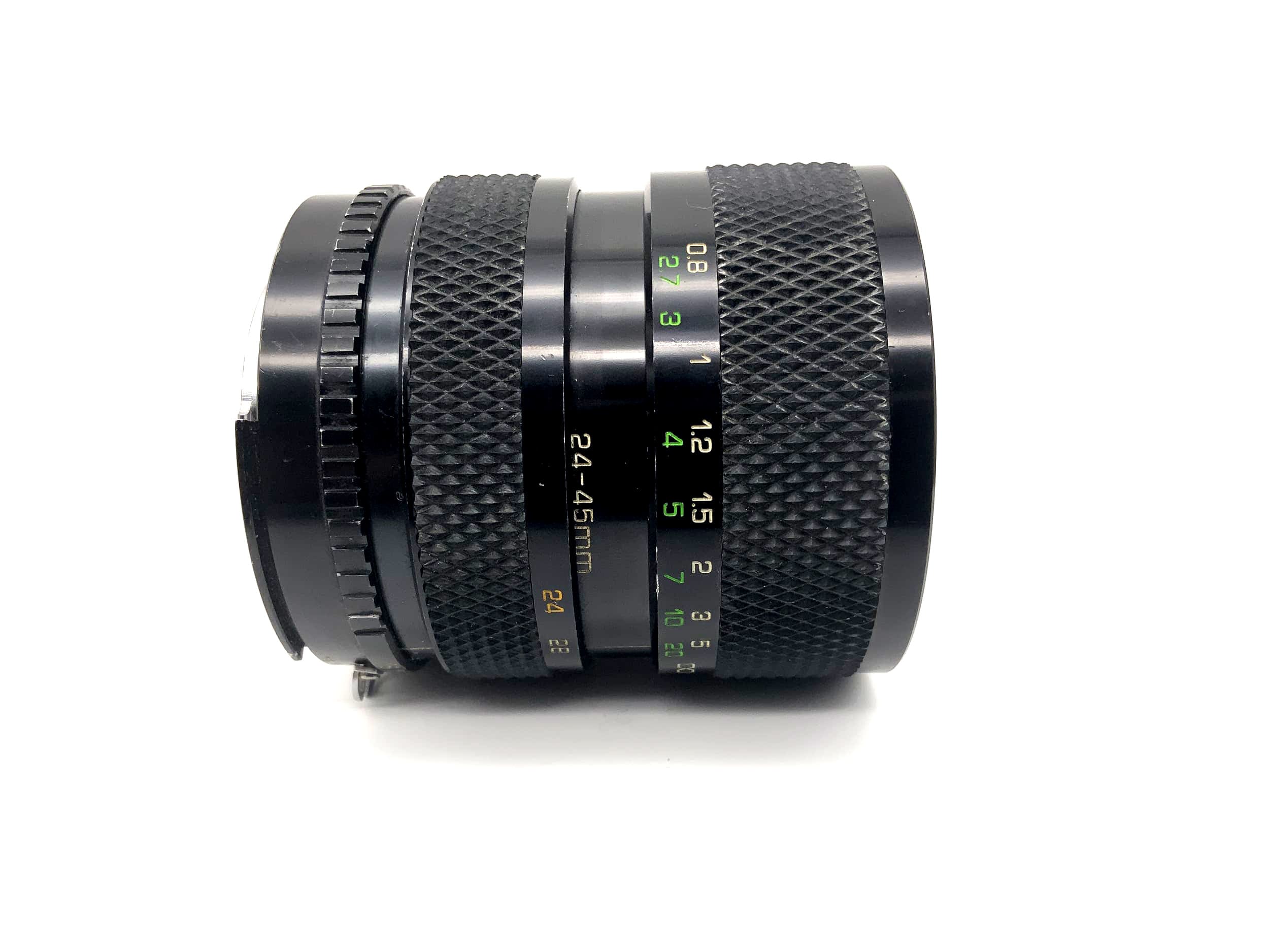 Soligor 24-45mm 1:3.5-4.5 Lens MC C/D Zoom+Macro Camera Lens (Nikon F)