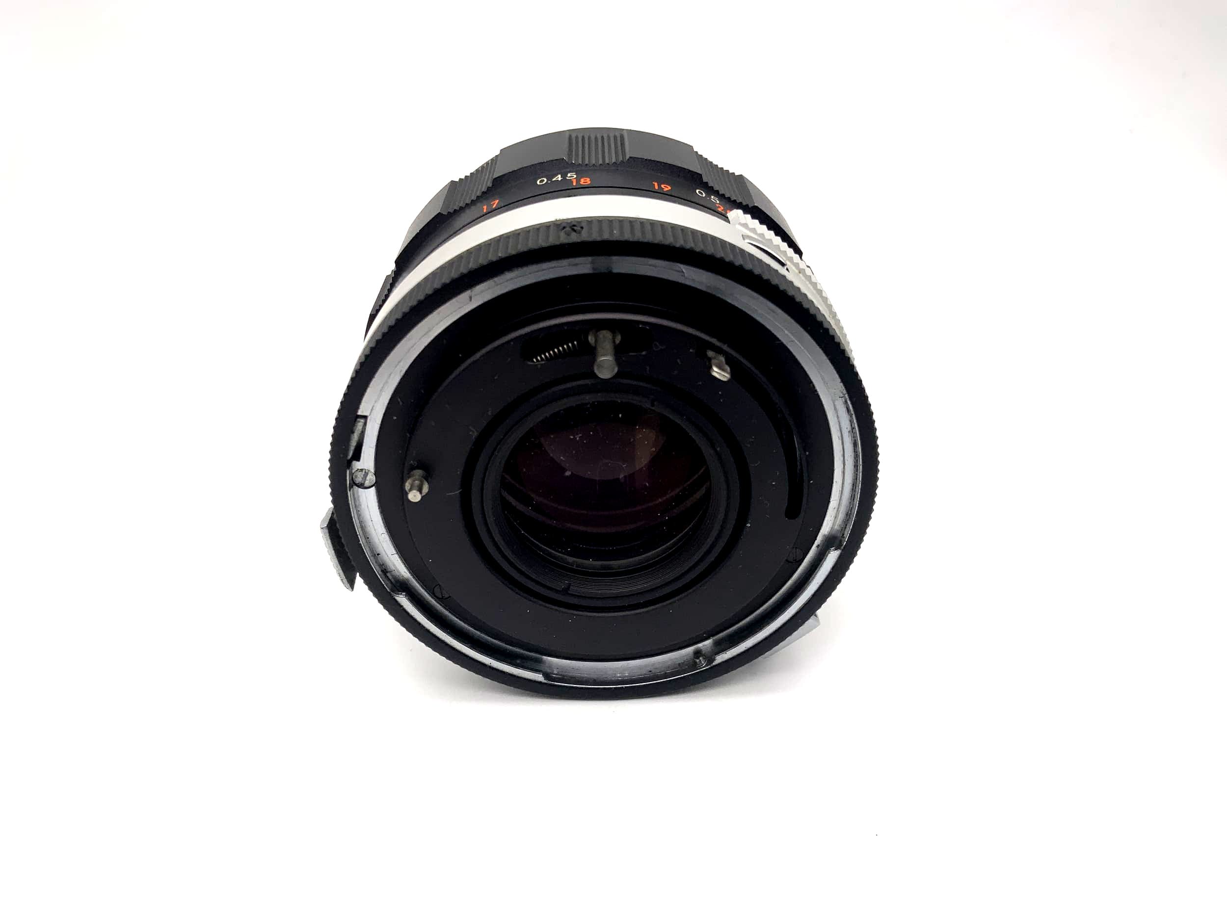 Miranda 50mm 1:1.8 lens red E Auto Camera Lens (Miranda bayonet)