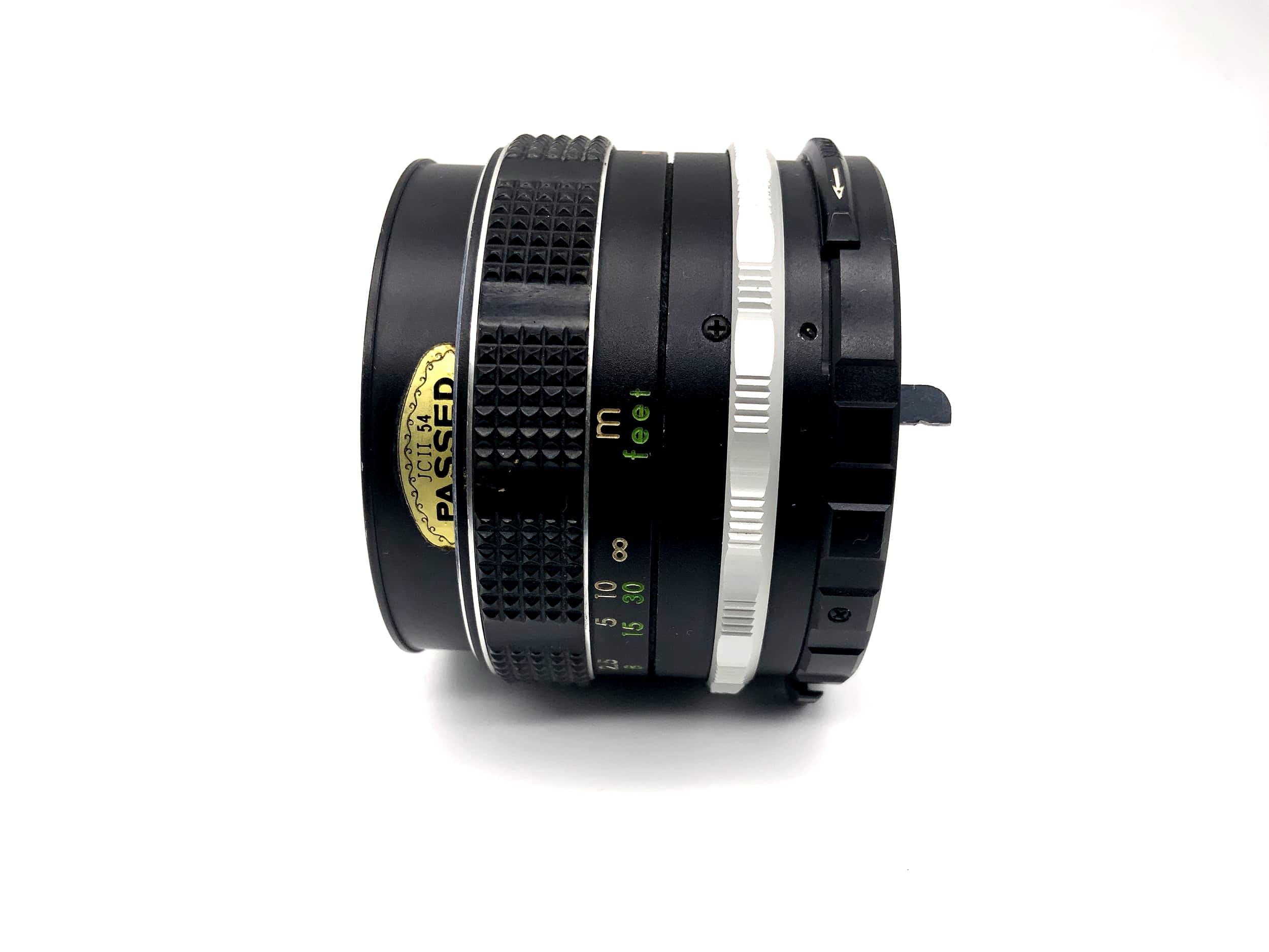 Miranda 50mm 1:1.4 lens red EC Auto Camera Lens (Miranda bayonet mount)