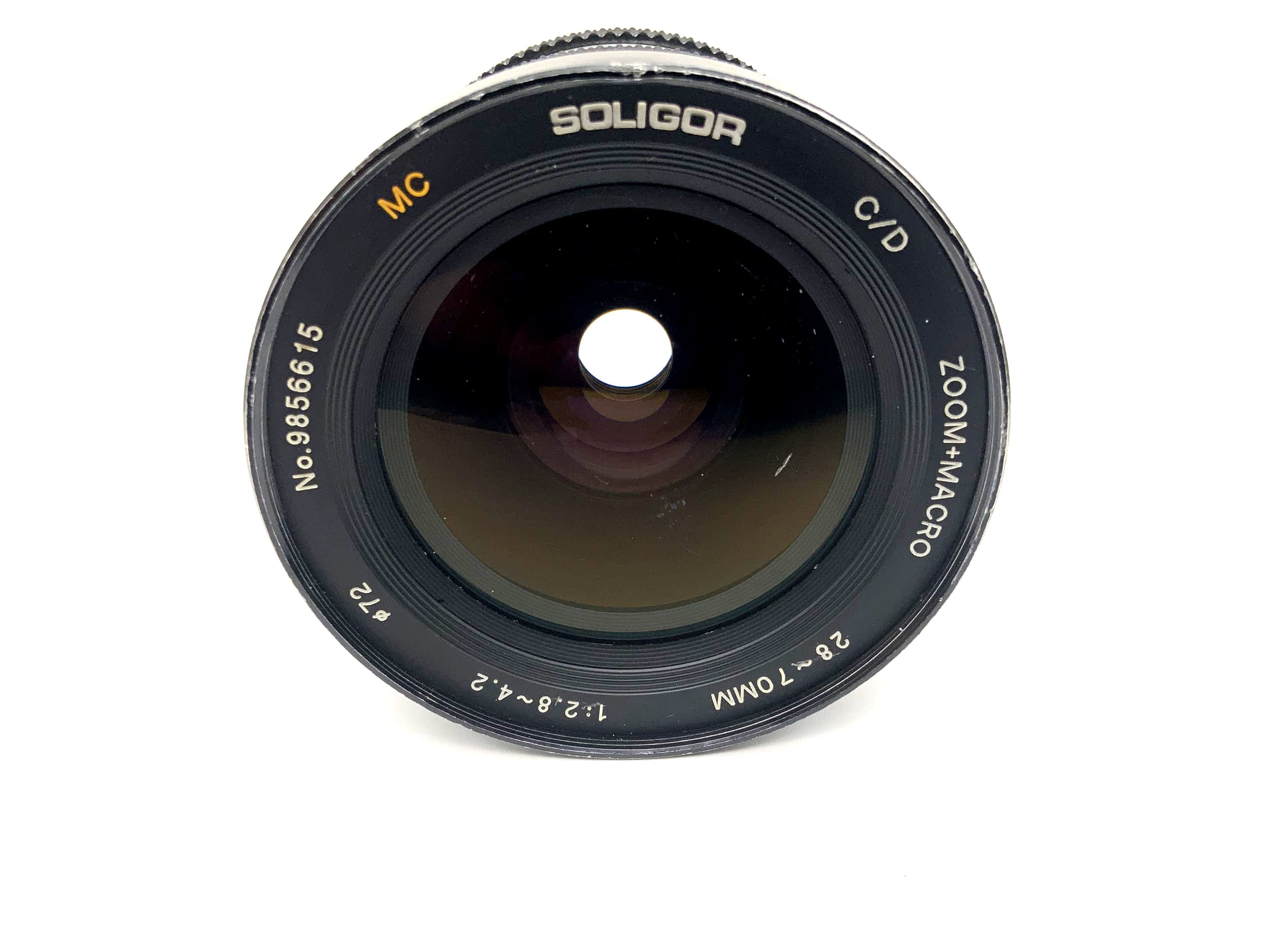 Soligor 28-70mm 1:2.8-4.2 Lens C/D Zoom+Macro MC Camera Lens (Canon FD)