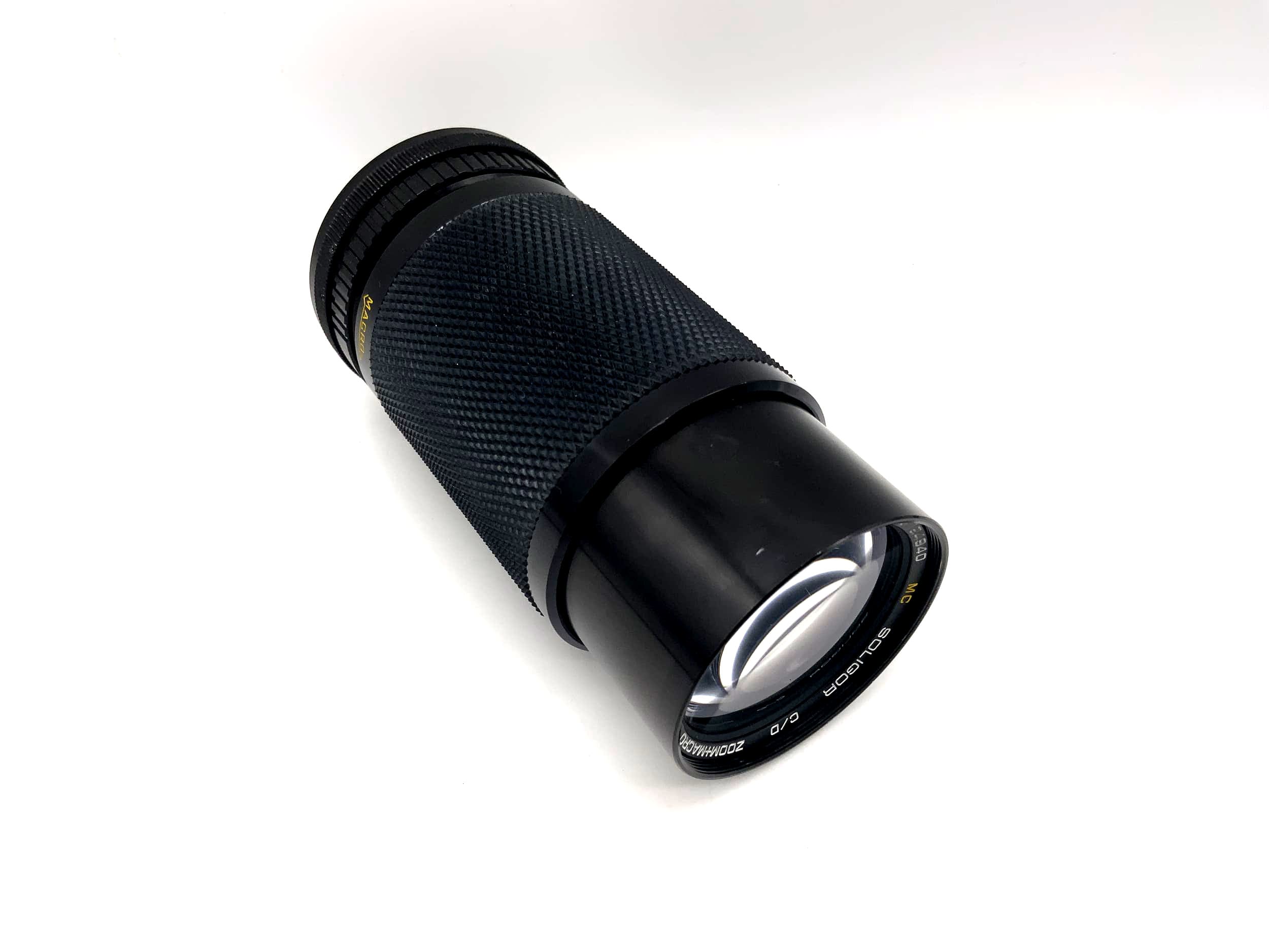 Soligor 80-200mm 1:4.5 Lens C/D Zoom+Macro MC Camera Lens (Canon FD)