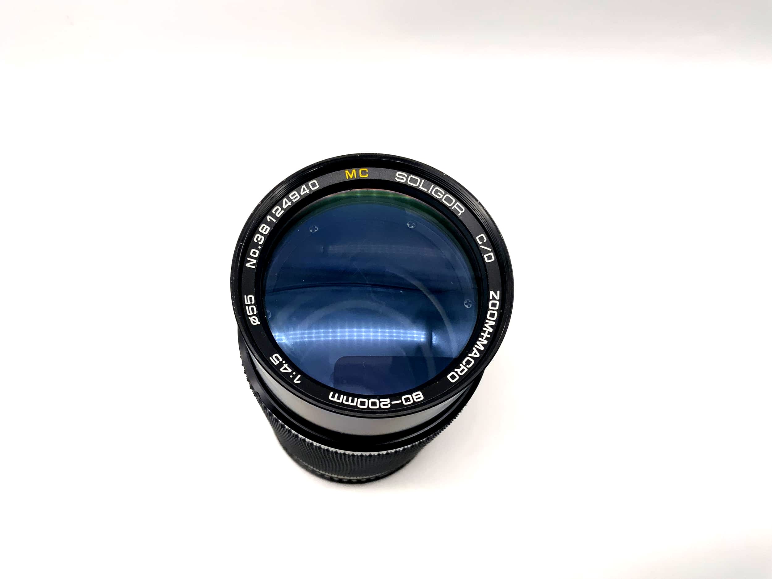 Soligor 80-200mm 1:4.5 Lens C/D Zoom+Macro MC Camera Lens (Canon FD)