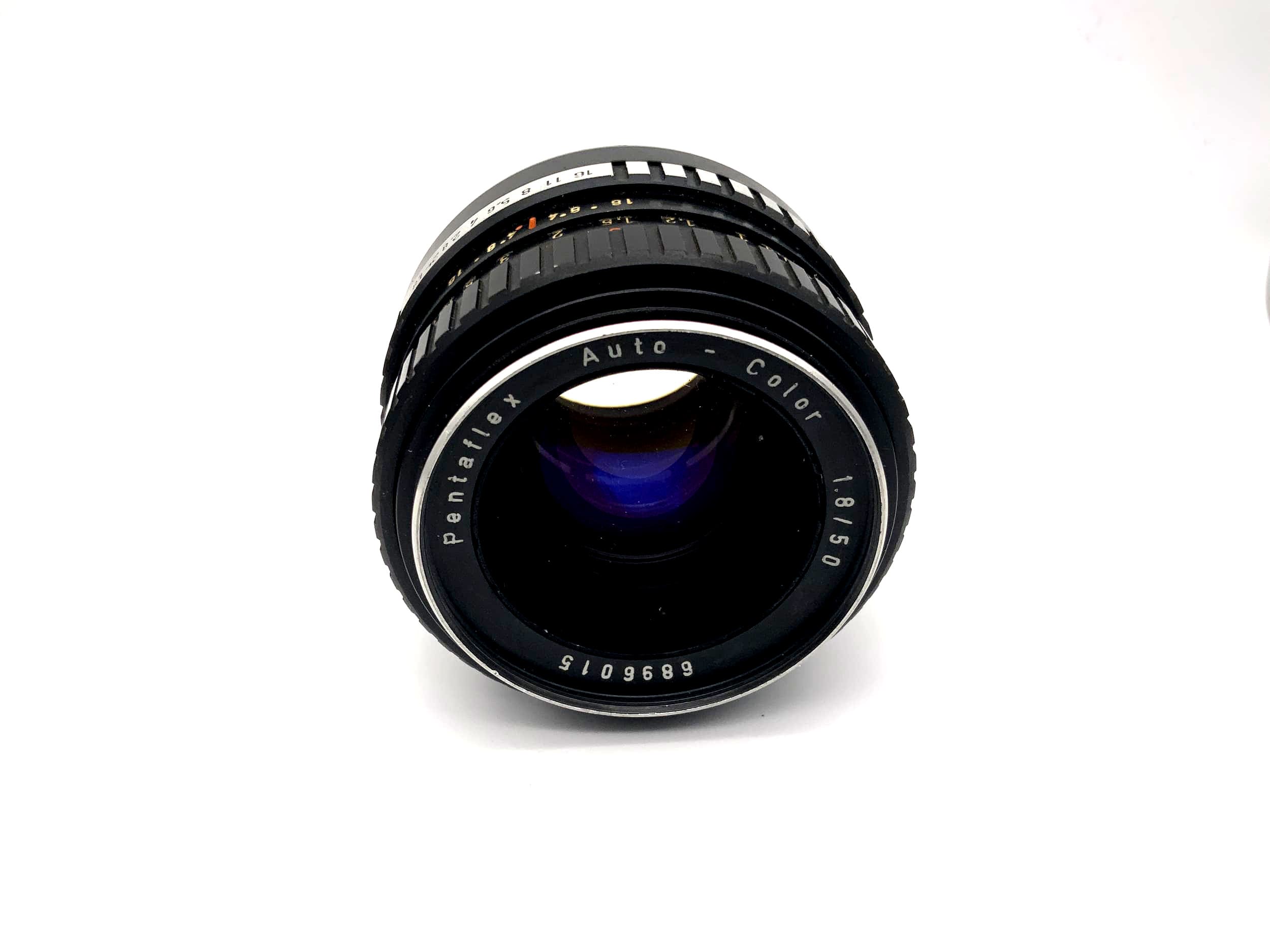 Pentacon 50mm 1:1.8 Lens Pentaflex Auto Color Camera Lens (M42)
