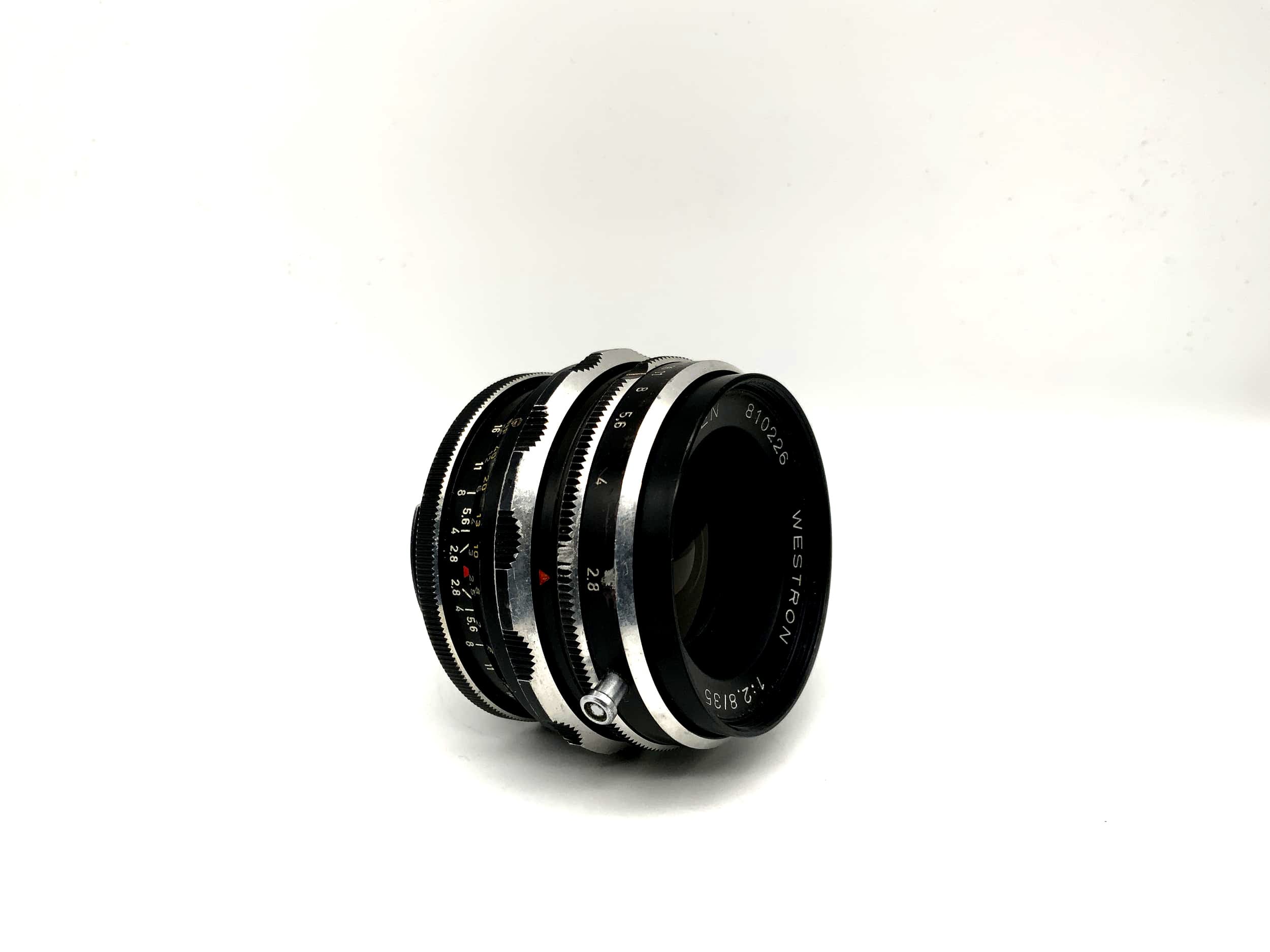 Isco-Göttingen 35mm 1:2.8 lens Westron camera lens (Exa)