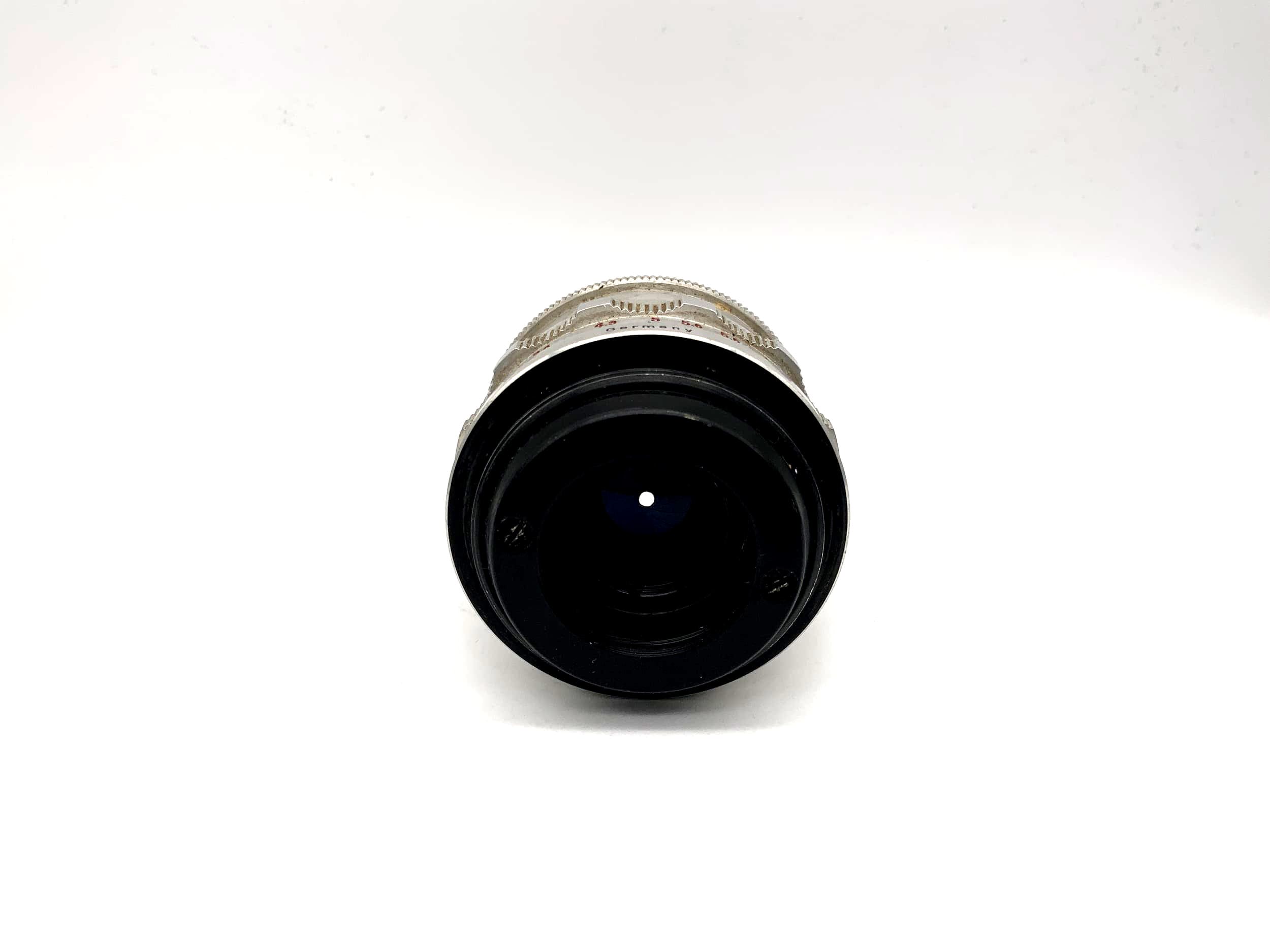 Carl Zeiss 50mm 1:3.5 lens Tessar Q1 compact red T 14 Blades Lens (M42)