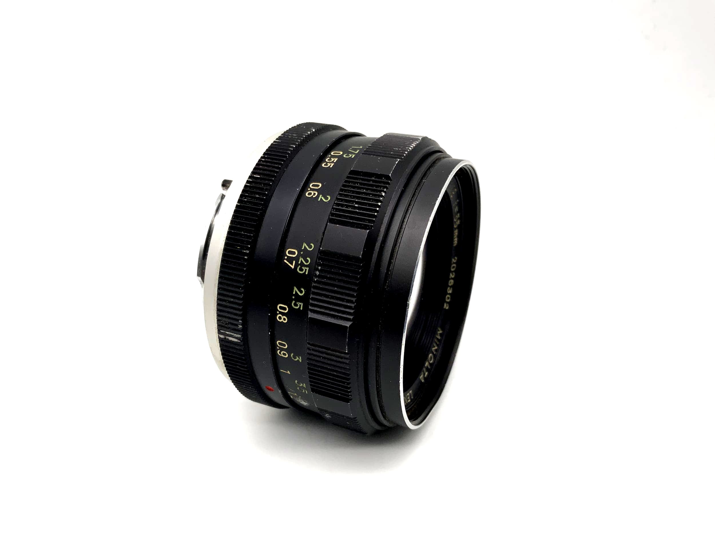 Minolta 55mm 1:1.8 Auto Rokkor-PF Camera Lens (Minolta MD)