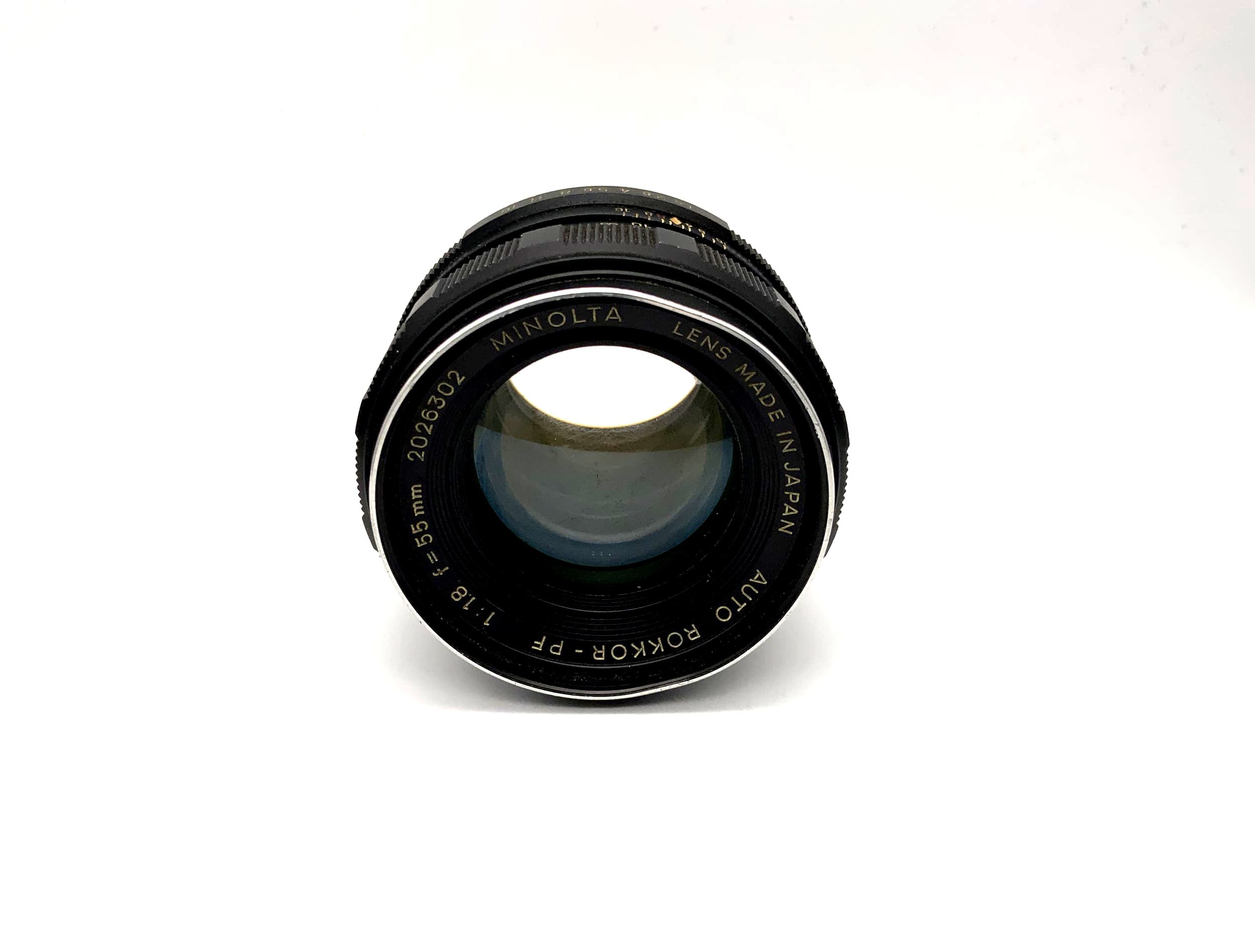 Minolta 55mm 1:1.8 Auto Rokkor-PF Camera Lens (Minolta MD)