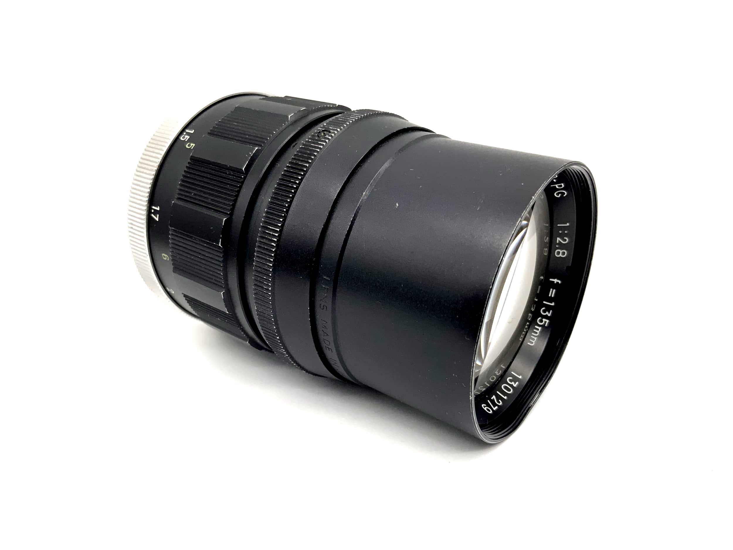 Minolta 135mm 1:2.8 Auto Tele Rokkor-PG Camera Lens (Minolta MD)