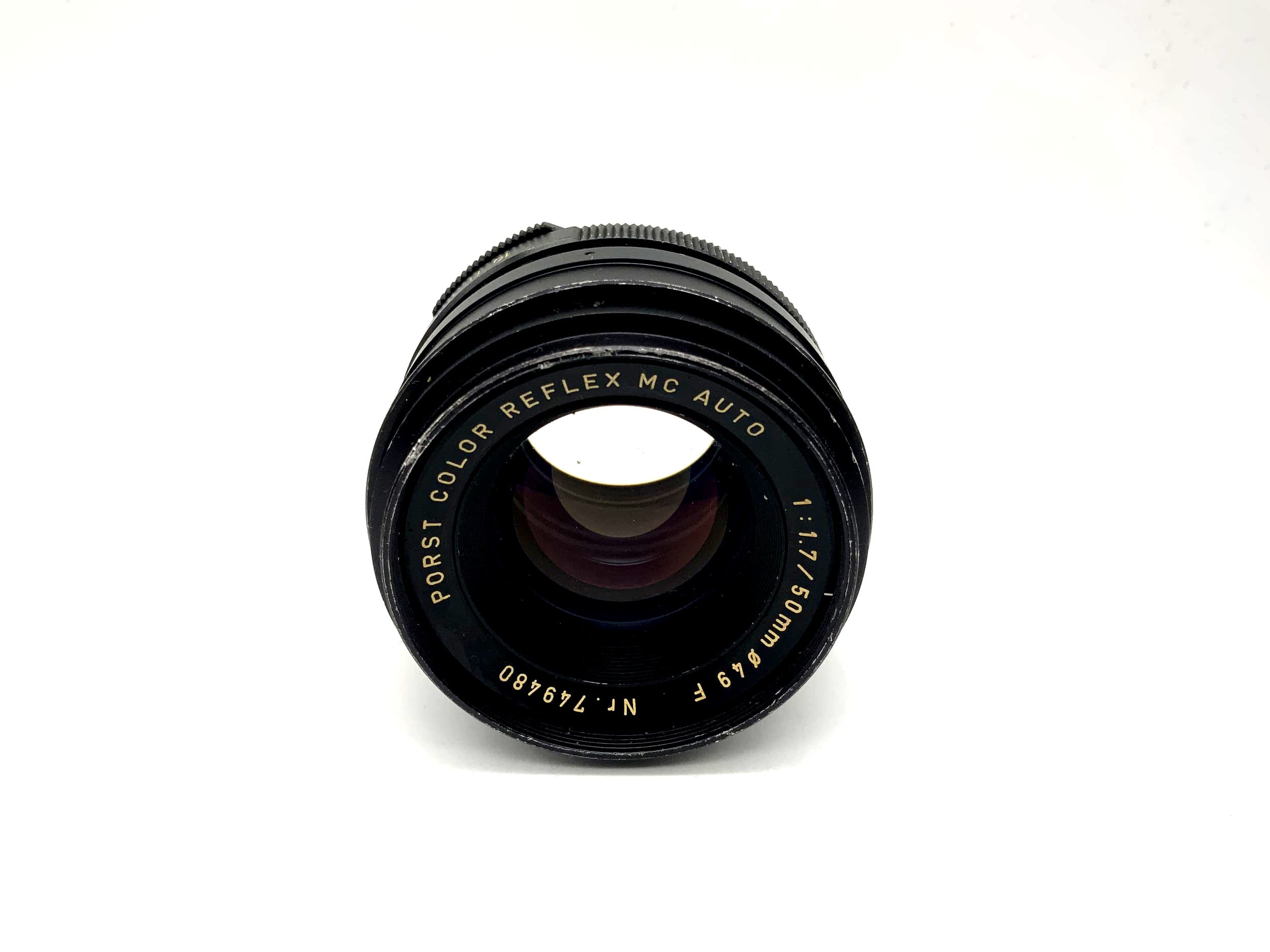 Porst 50mm 1:1.7 Color Reflex MC Auto Camera Lens (M42)