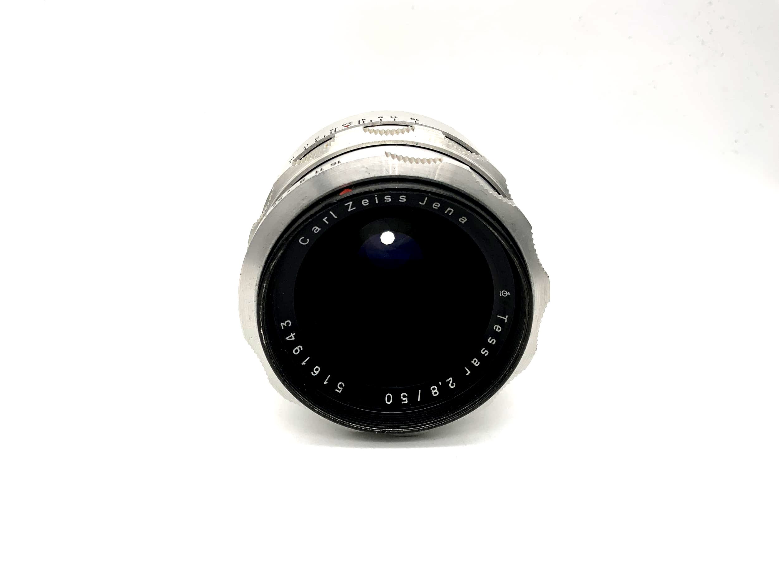 Carl Zeiss 50mm 1:2.8 Lens Tessar Camera Lens (M42) Aperture!