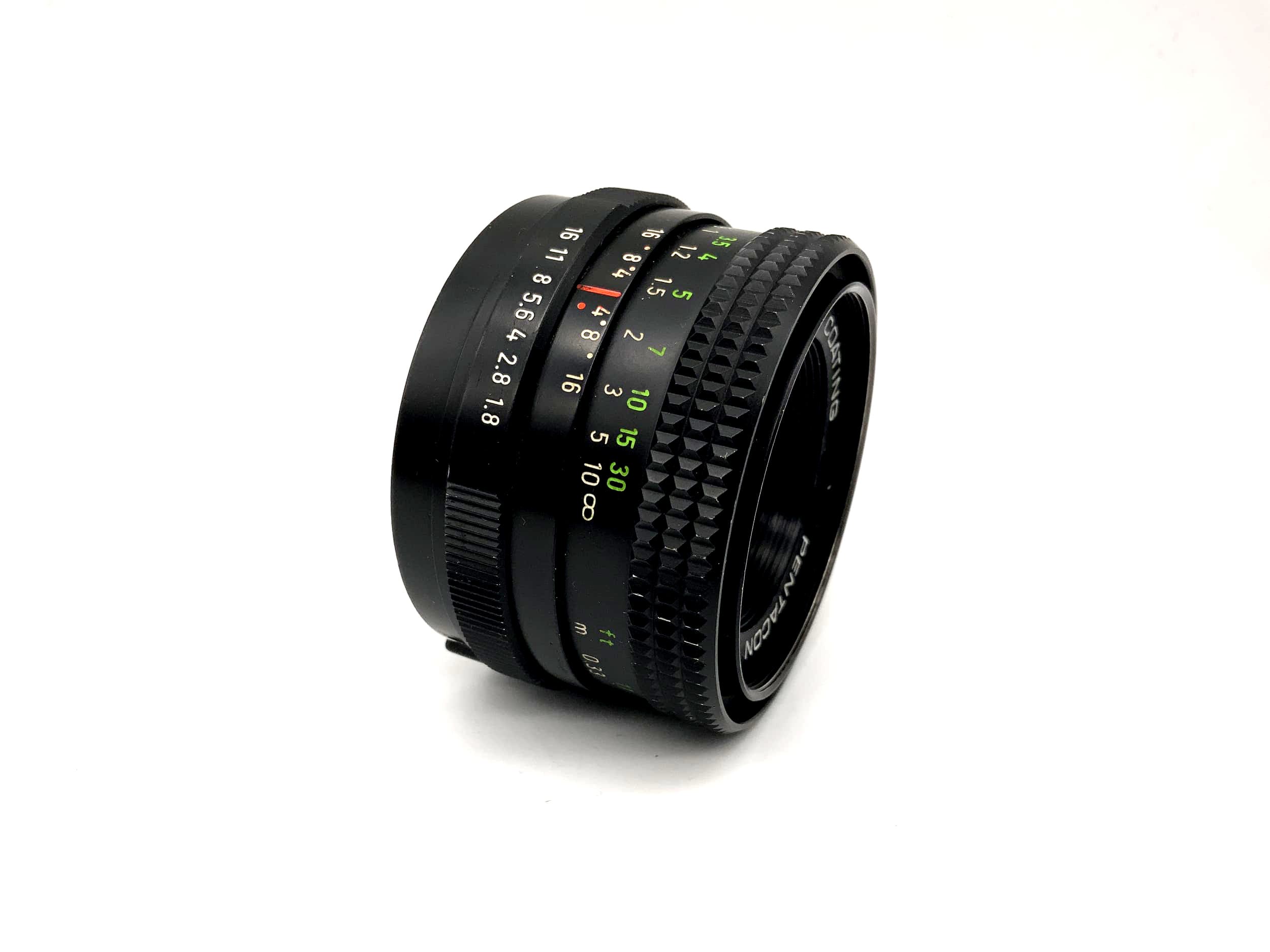 Pentacon 50mm 1:1.8 lens auto MC camera lens (M42) aperture!