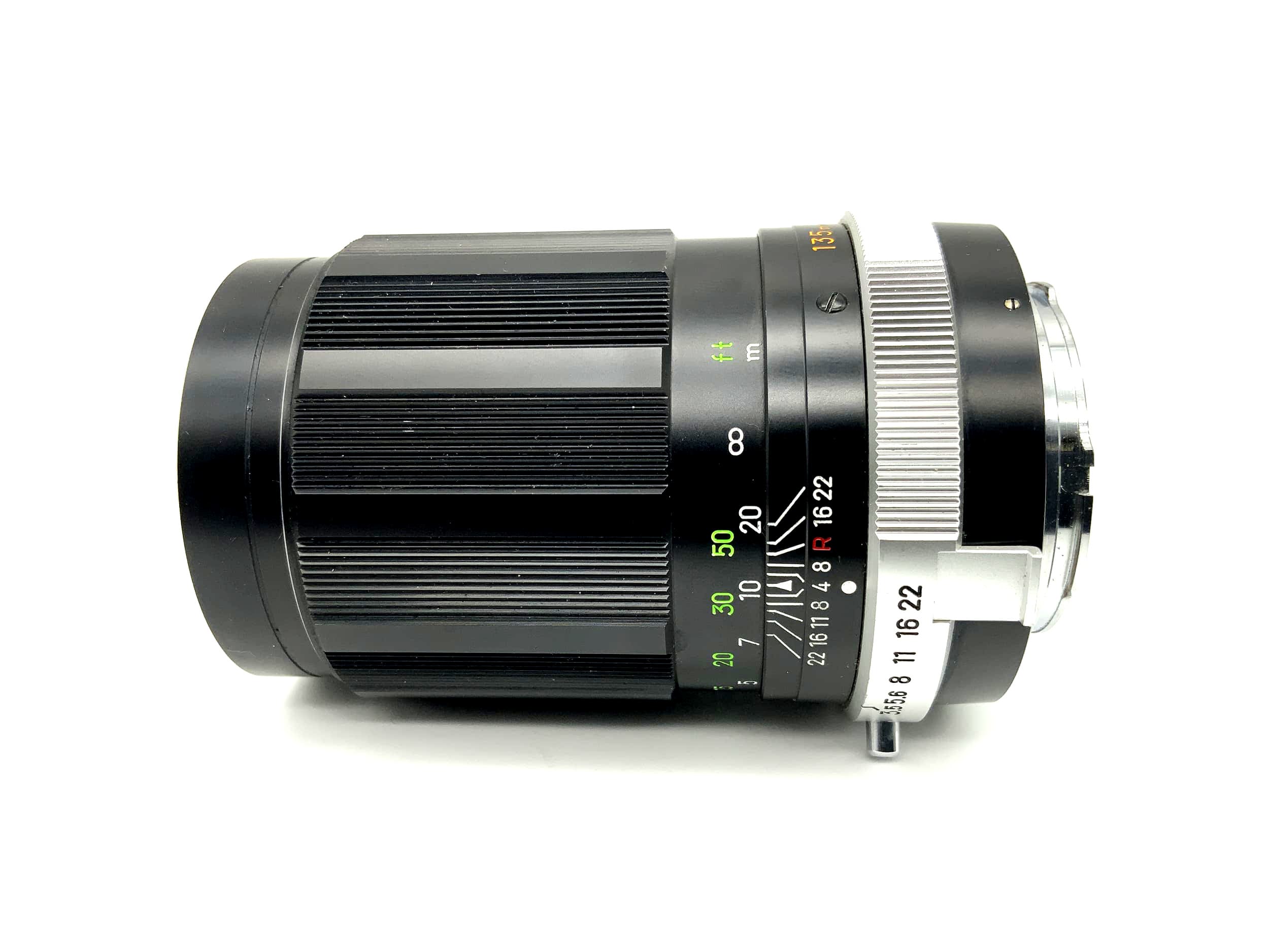 Minolta 135mm 1:3.5 Lens MC Tele Rokkor-QD Camera Lens (Minolta MD) Aperture!