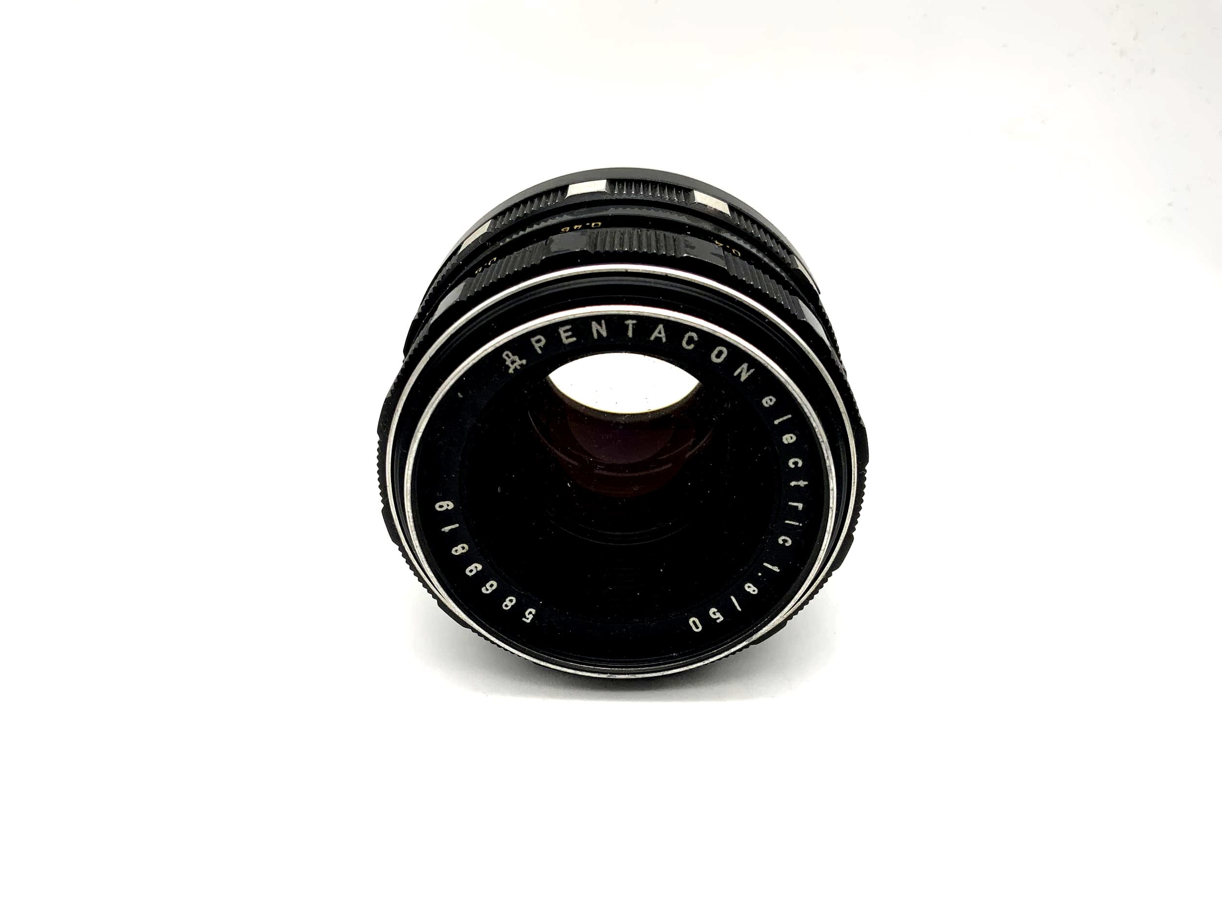 Pentacon 50mm 1:1.8 lens electric camera lens (M42) aperture!