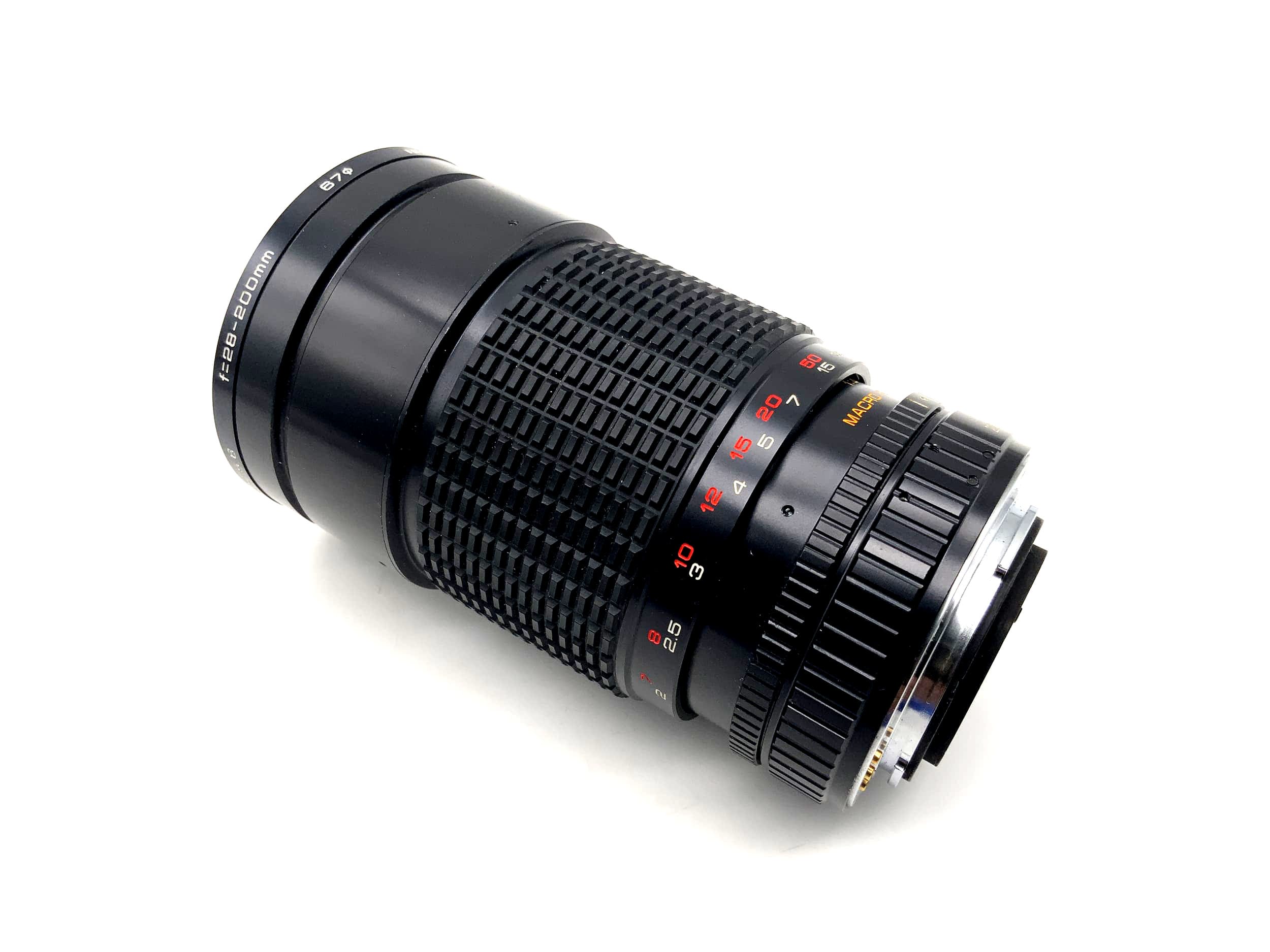 Praktica 28-200mm 1:4.0-5.6 lens Prakticar MC Auto (Praktica B) aperture!
