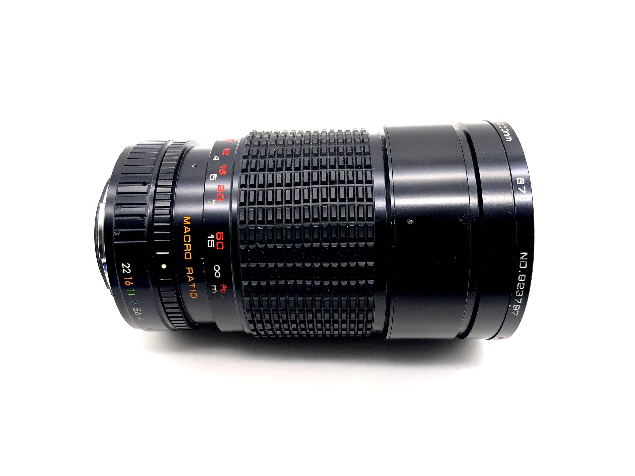 Praktica 28-200mm 1:4.0-5.6 lens Prakticar MC Auto (Praktica B) aperture!