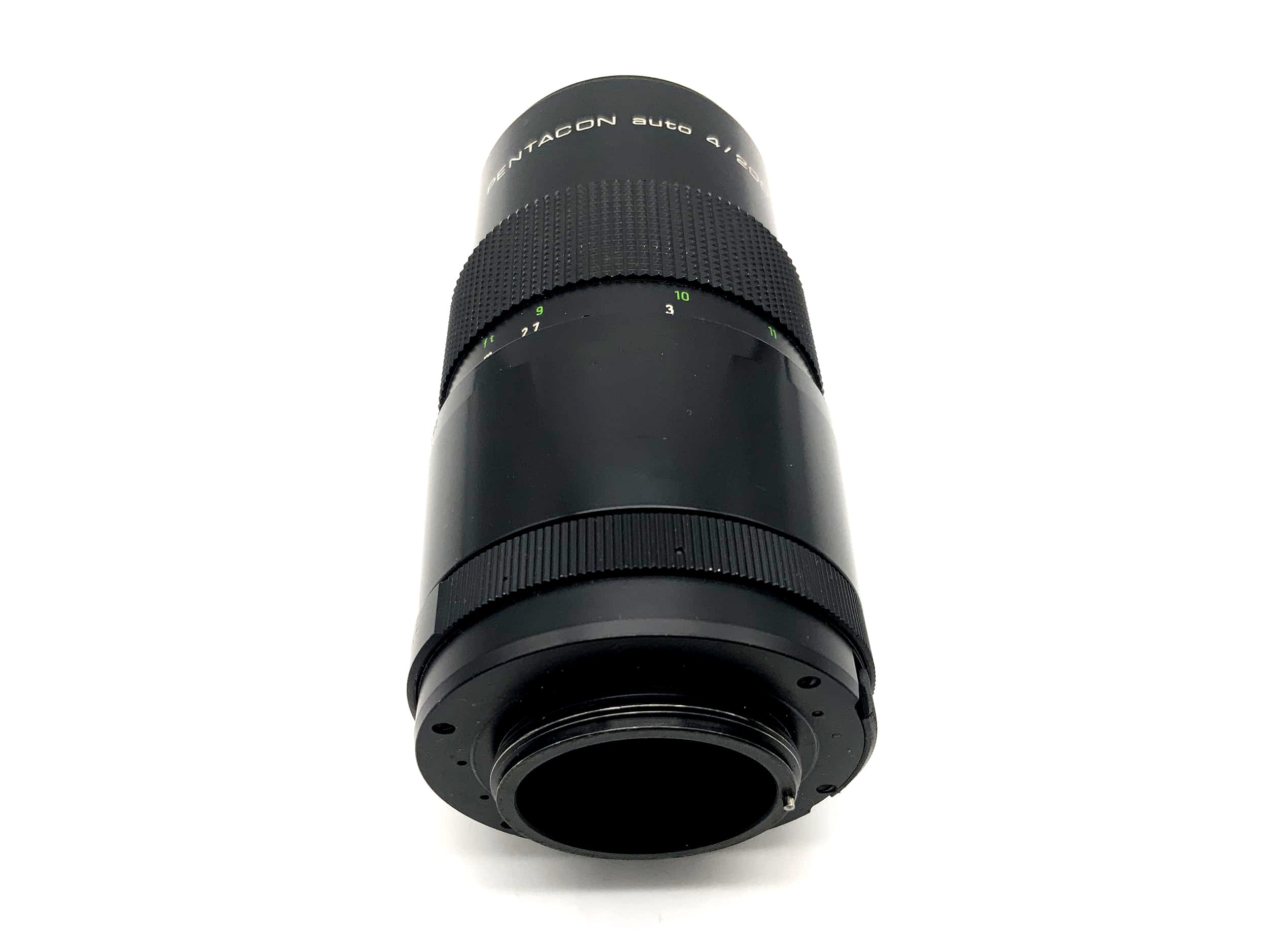 Pentacon 200mm 1:4 lens auto MC camera lens (M42) aperture!