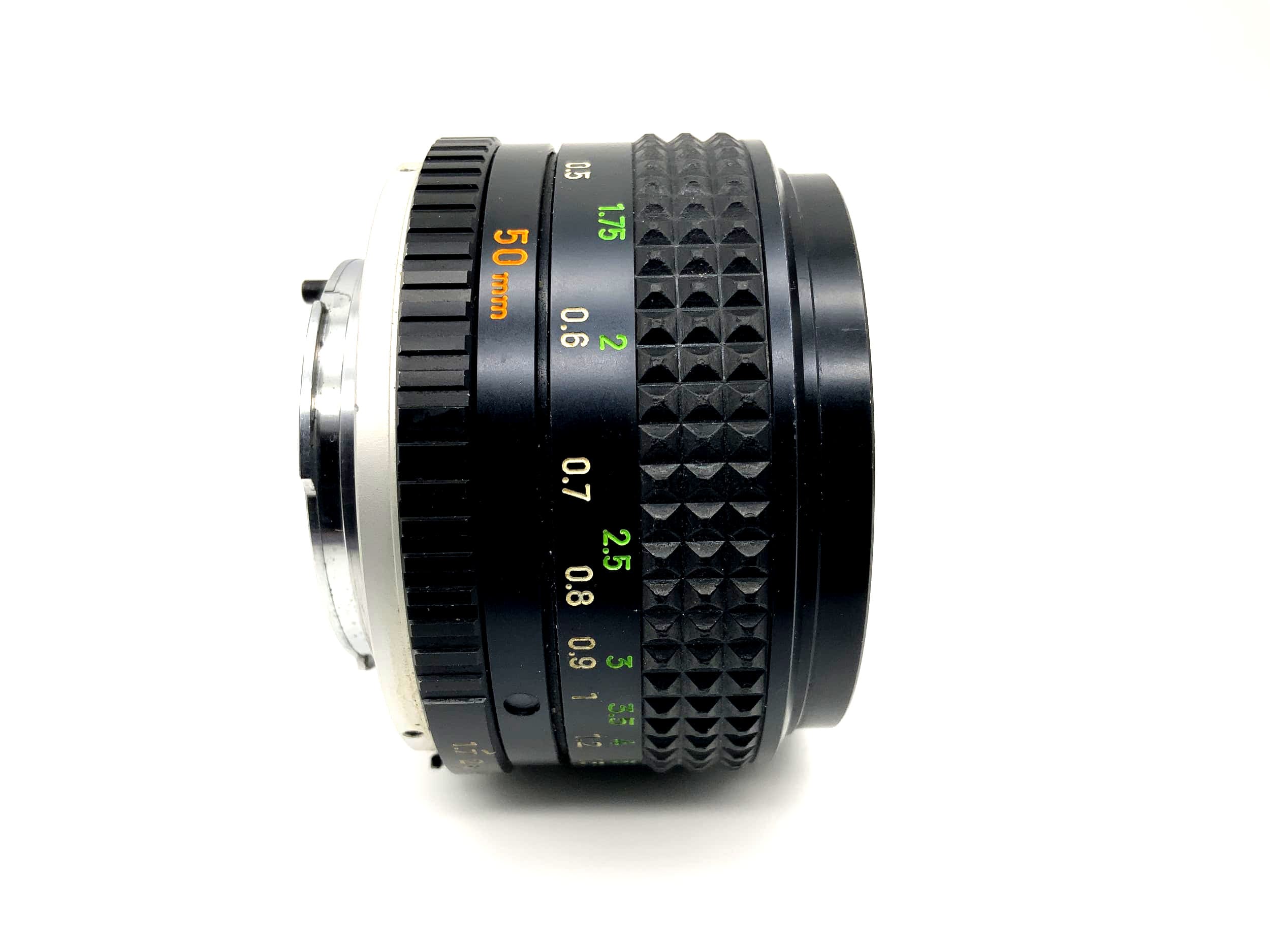 Minolta 50mm 1:1.7 lens MC Rokkor-PF camera lens (Minolta MD)