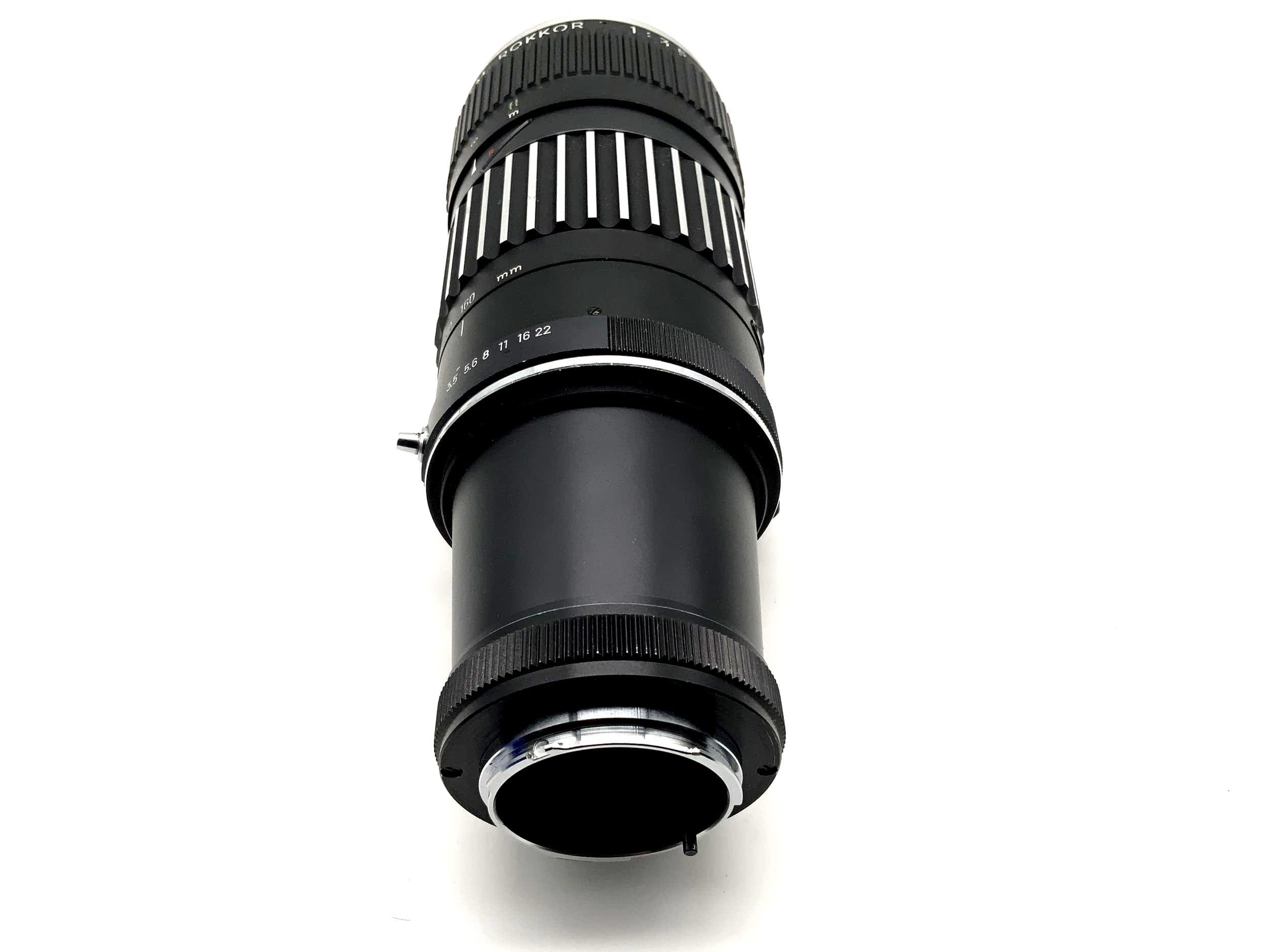 Minolta 80-160mm 1:3.5 Lens Auto Zoom Rokkor Camera Lens (Minolta MD) Mushroom!