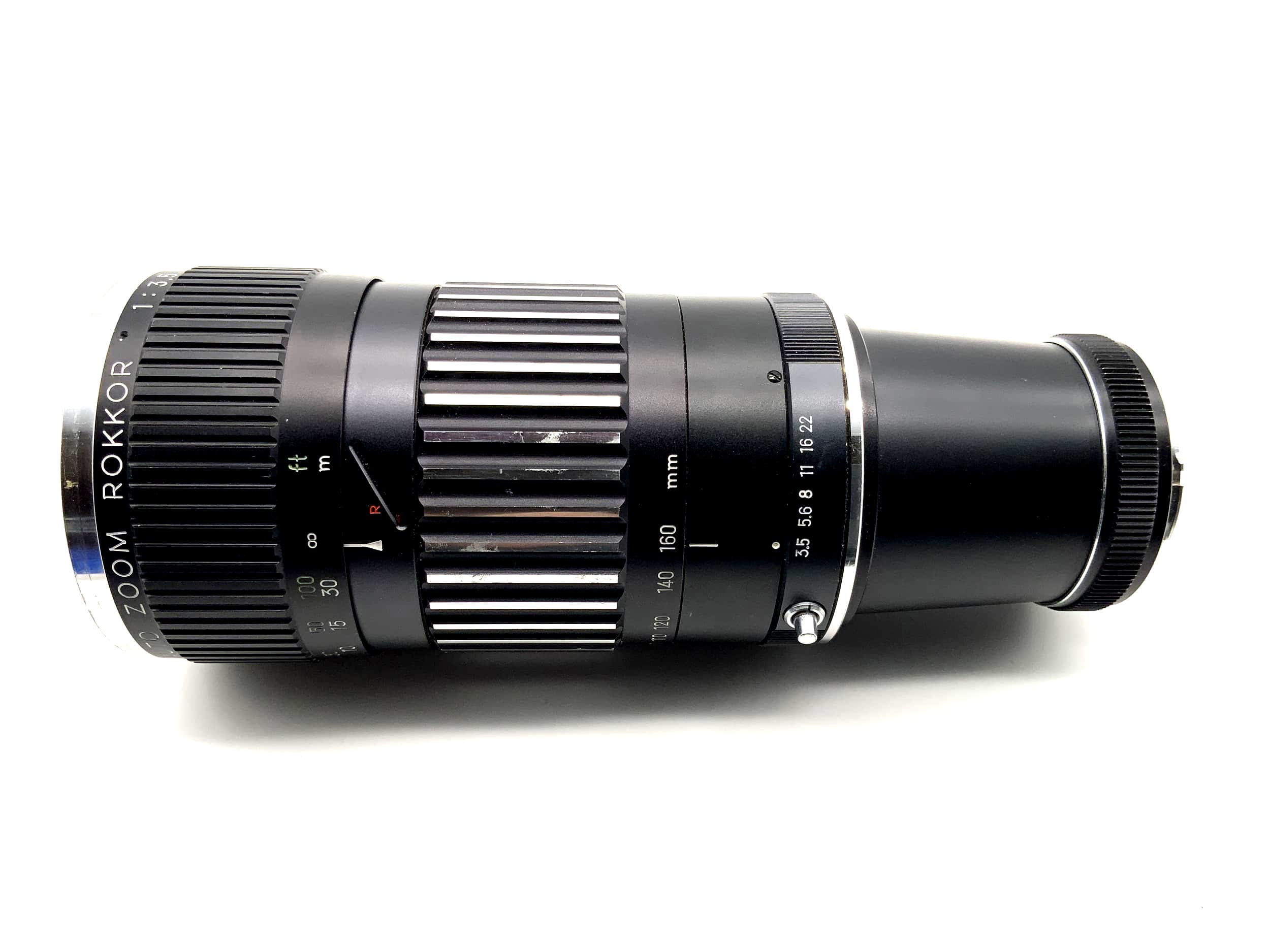 Minolta 80-160mm 1:3.5 Lens Auto Zoom Rokkor Camera Lens (Minolta MD) Mushroom!