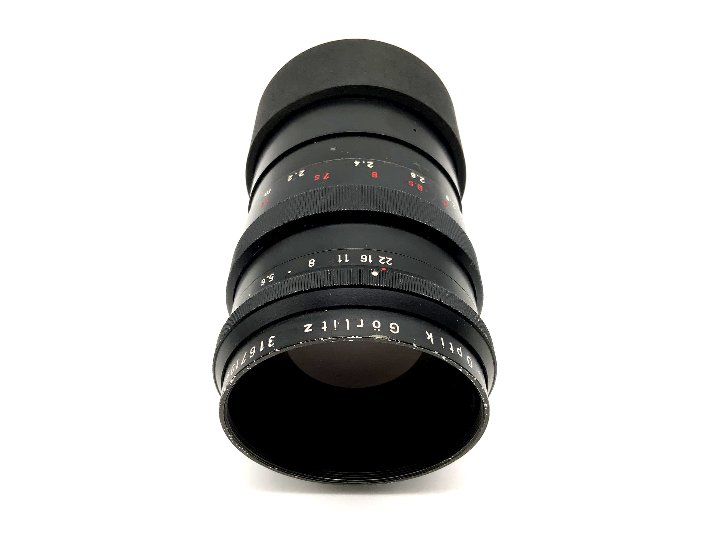 Meyer Optik Görlitz 180mm 1:3.5 lens Primotar camera lens (Exa) Mushroom!
