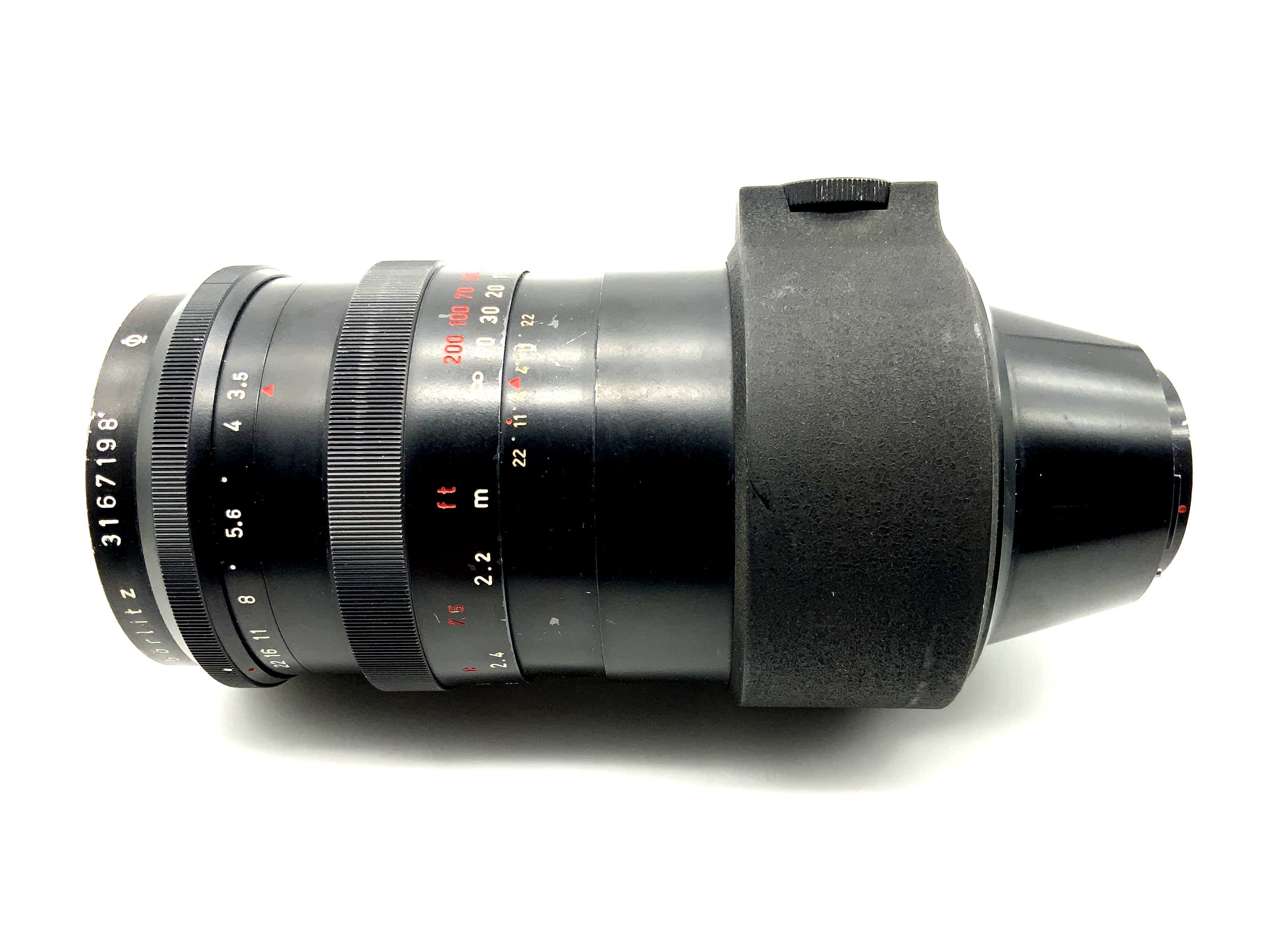 Meyer Optik Görlitz 180mm 1:3.5 lens Primotar camera lens (Exa) Mushroom!