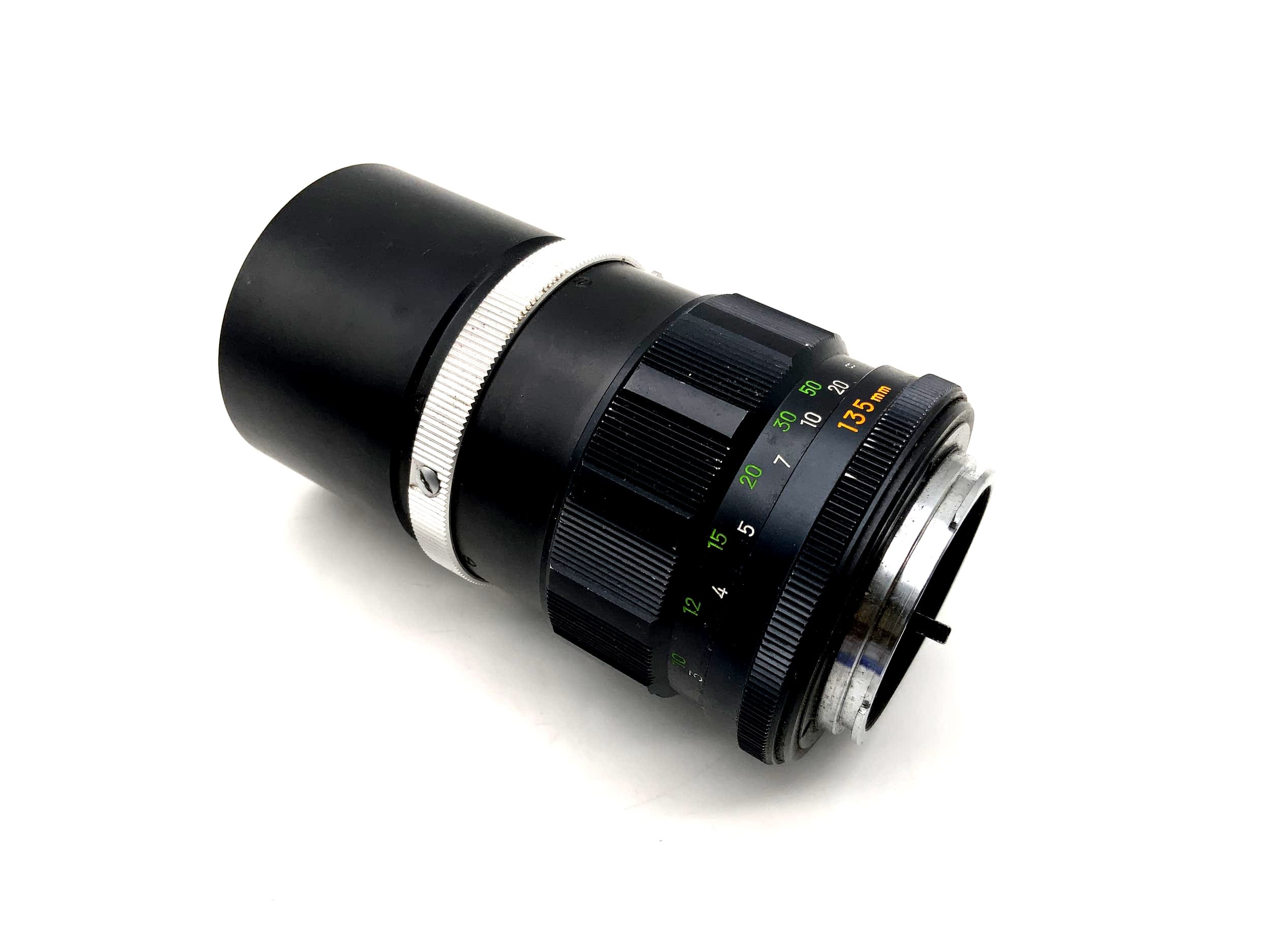 Minolta 135mm 1:2.8 Lens MC Tele Rokkor-PF Camera Lens (Minolta MD) Mushroom!