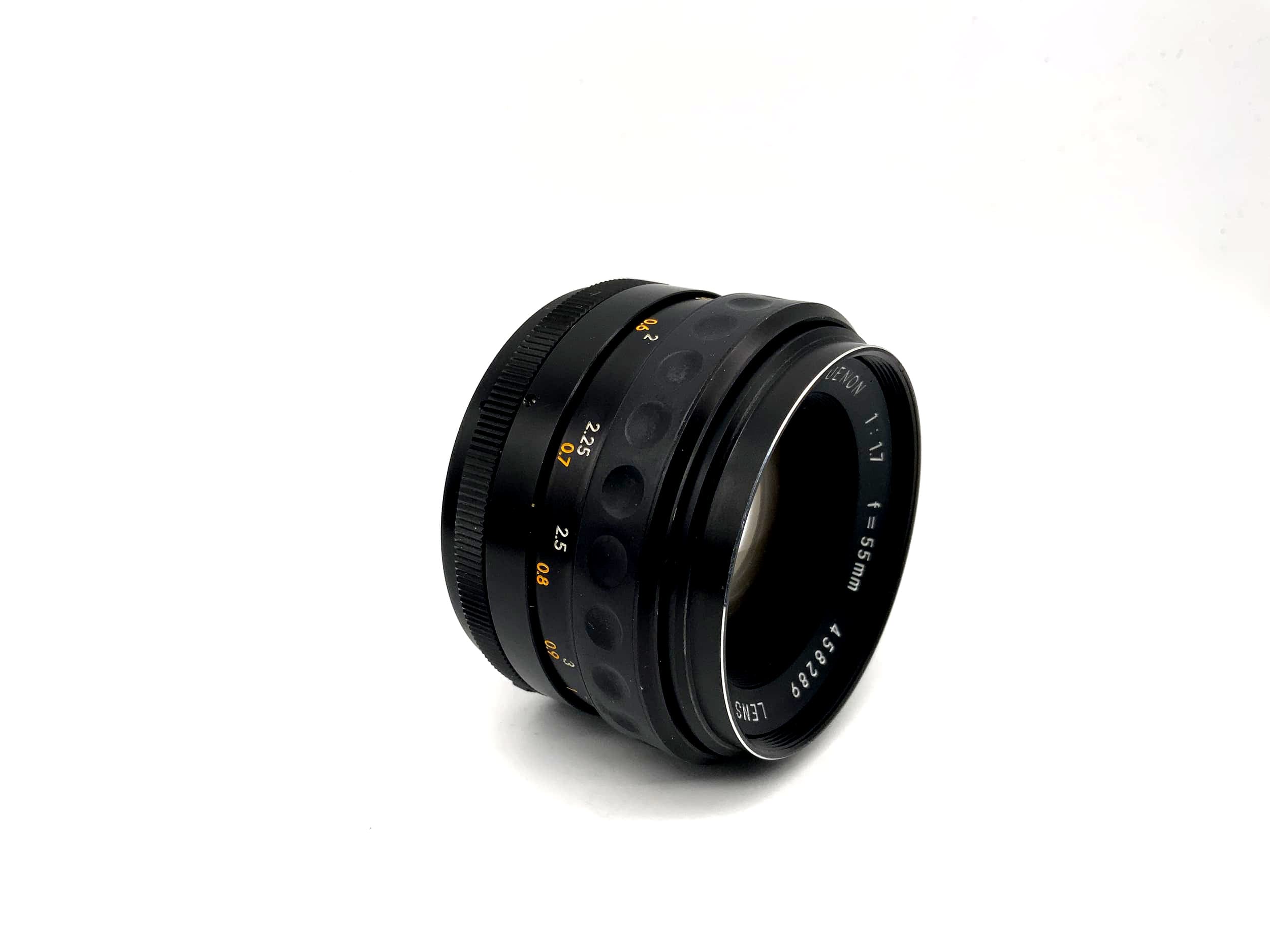 Revuenon 55mm 1:1.7 Lens Auto Camera Lens (M42) Aperture!