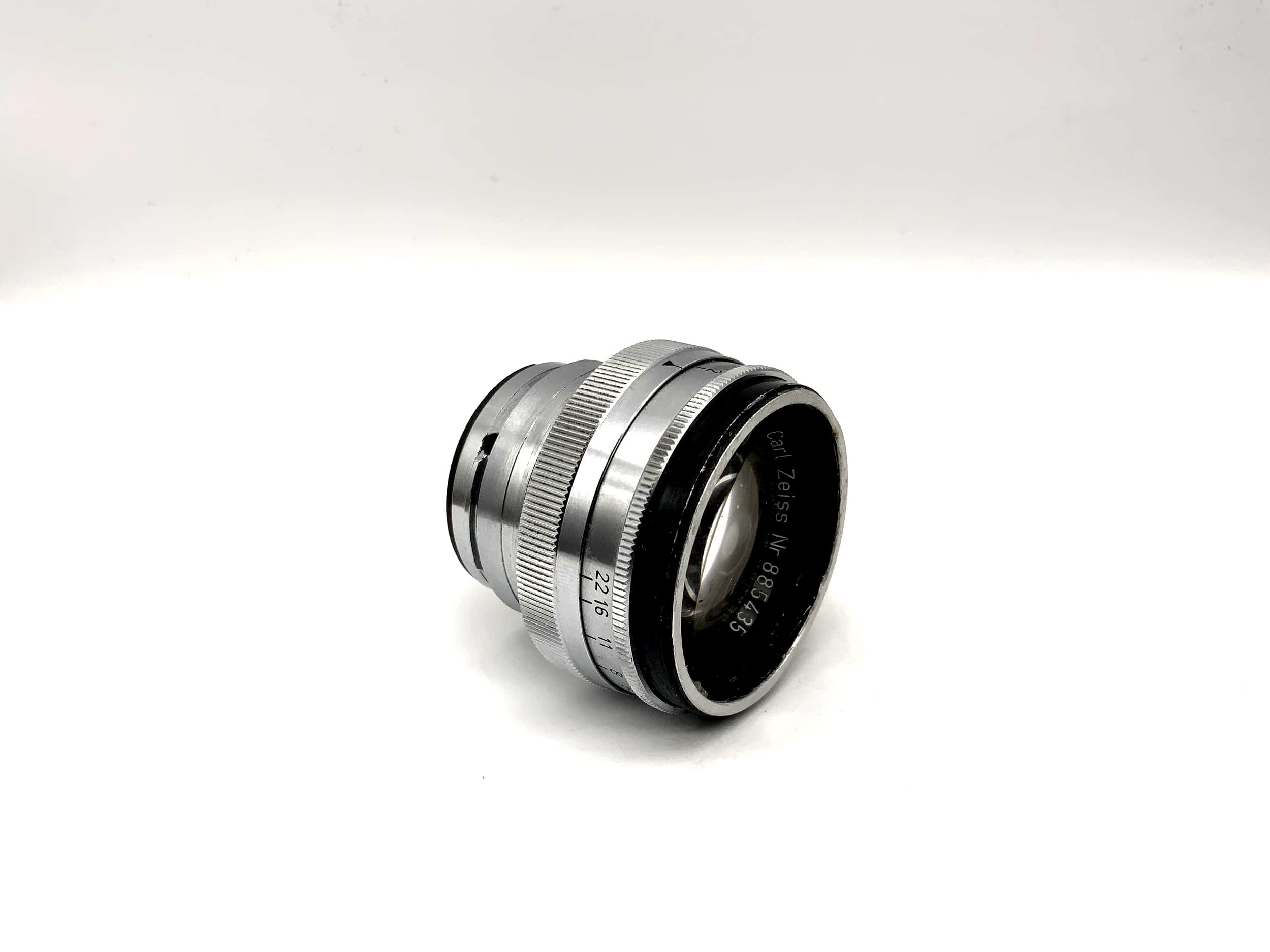 Carl Zeiss 50mm 1:2 lens Sonnar Alu Camera Lens (Contax RF) Fog!