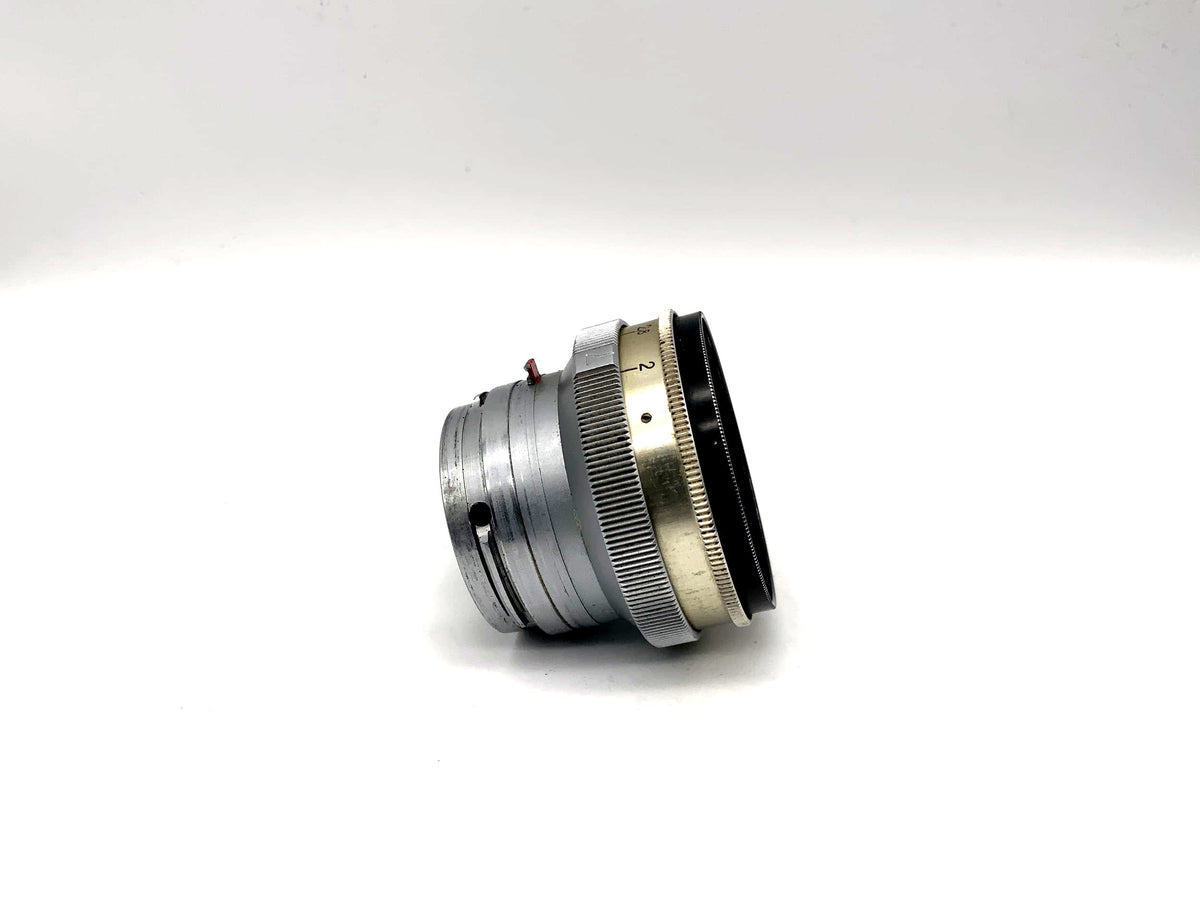 KMZ 50mm 1:2 lens Jupiter-8 red P 5cm camera lens (Contax RF)
