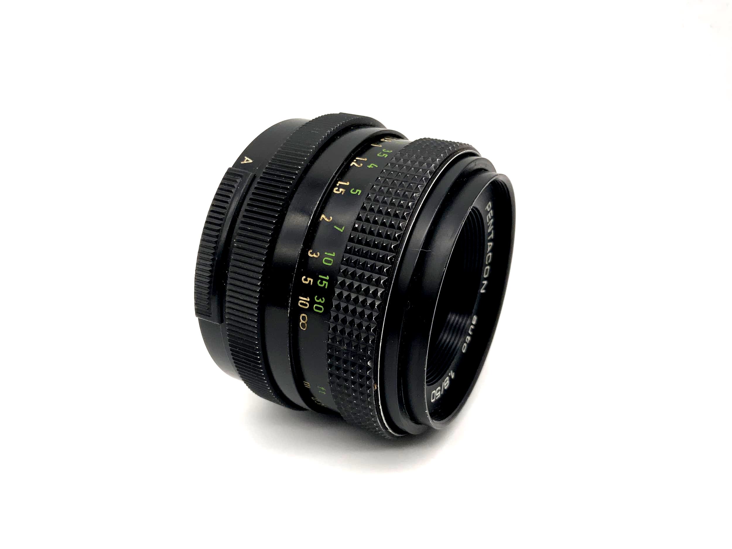 Pentacon 50mm 1:1.8 lens auto MC camera lens (M42)