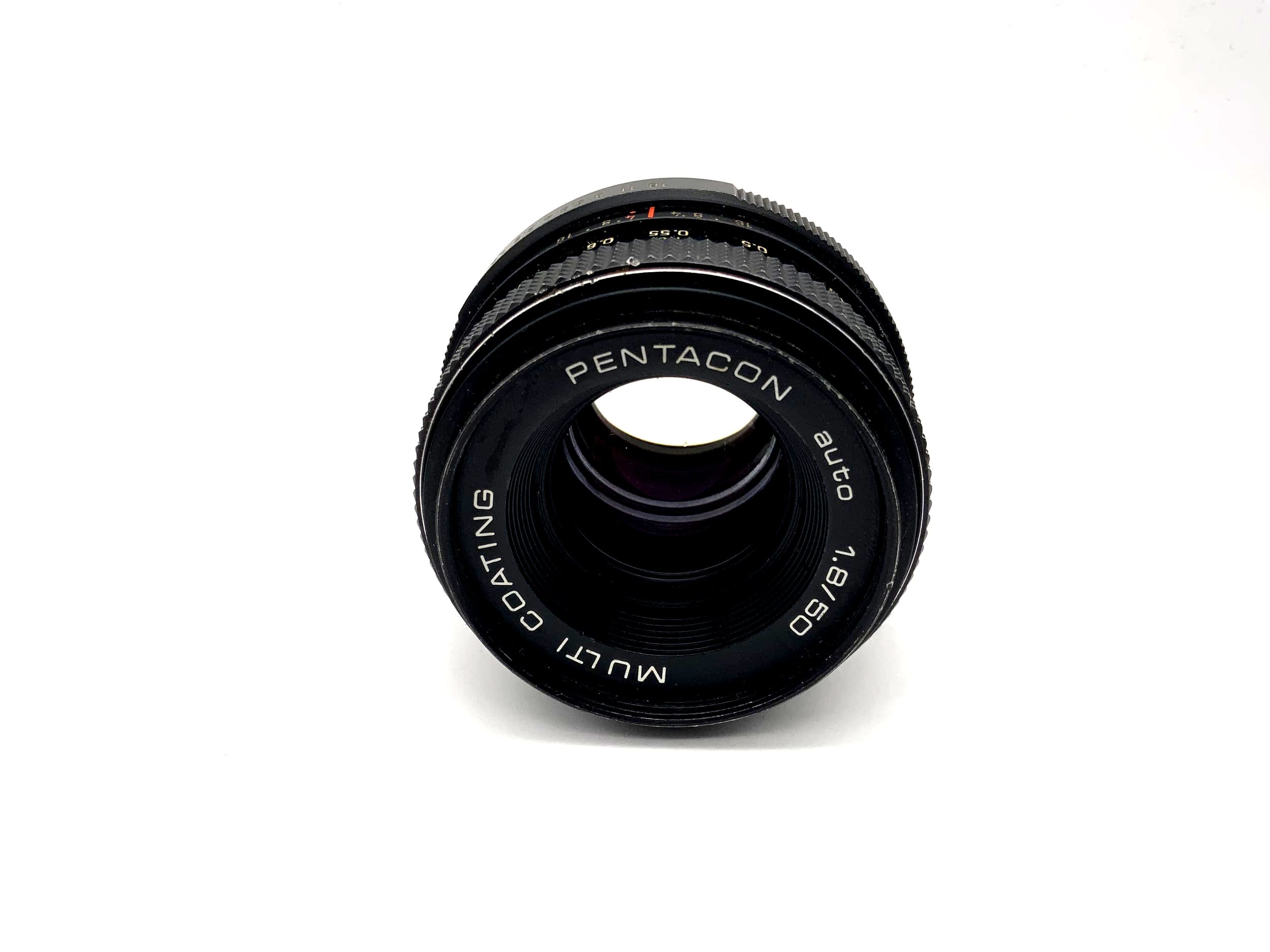 Pentacon 50mm 1:1.8 lens auto MC camera lens (M42)