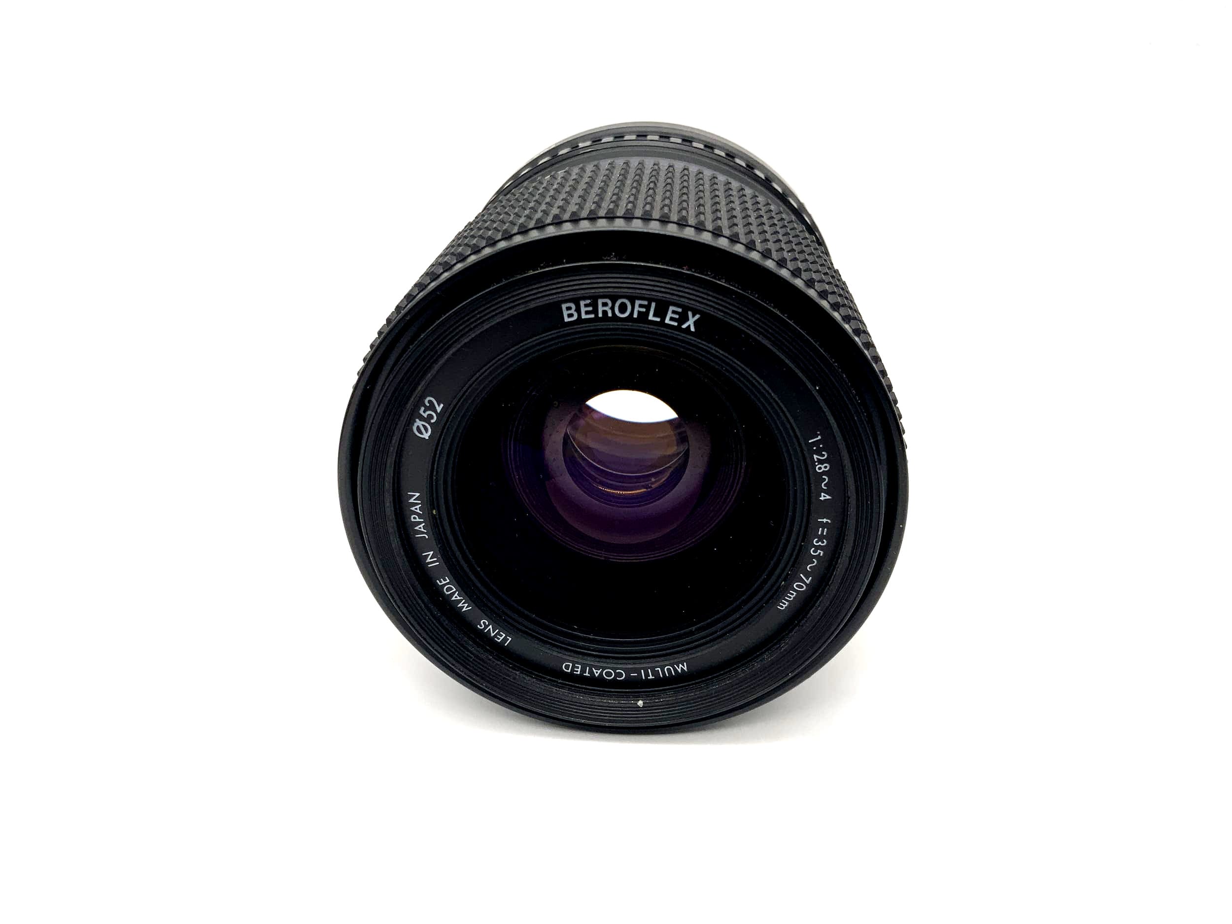 Beroflex 35-70mm 1:2.8-4 Lens Multi-Coated Camera Lens (Canon FD)
