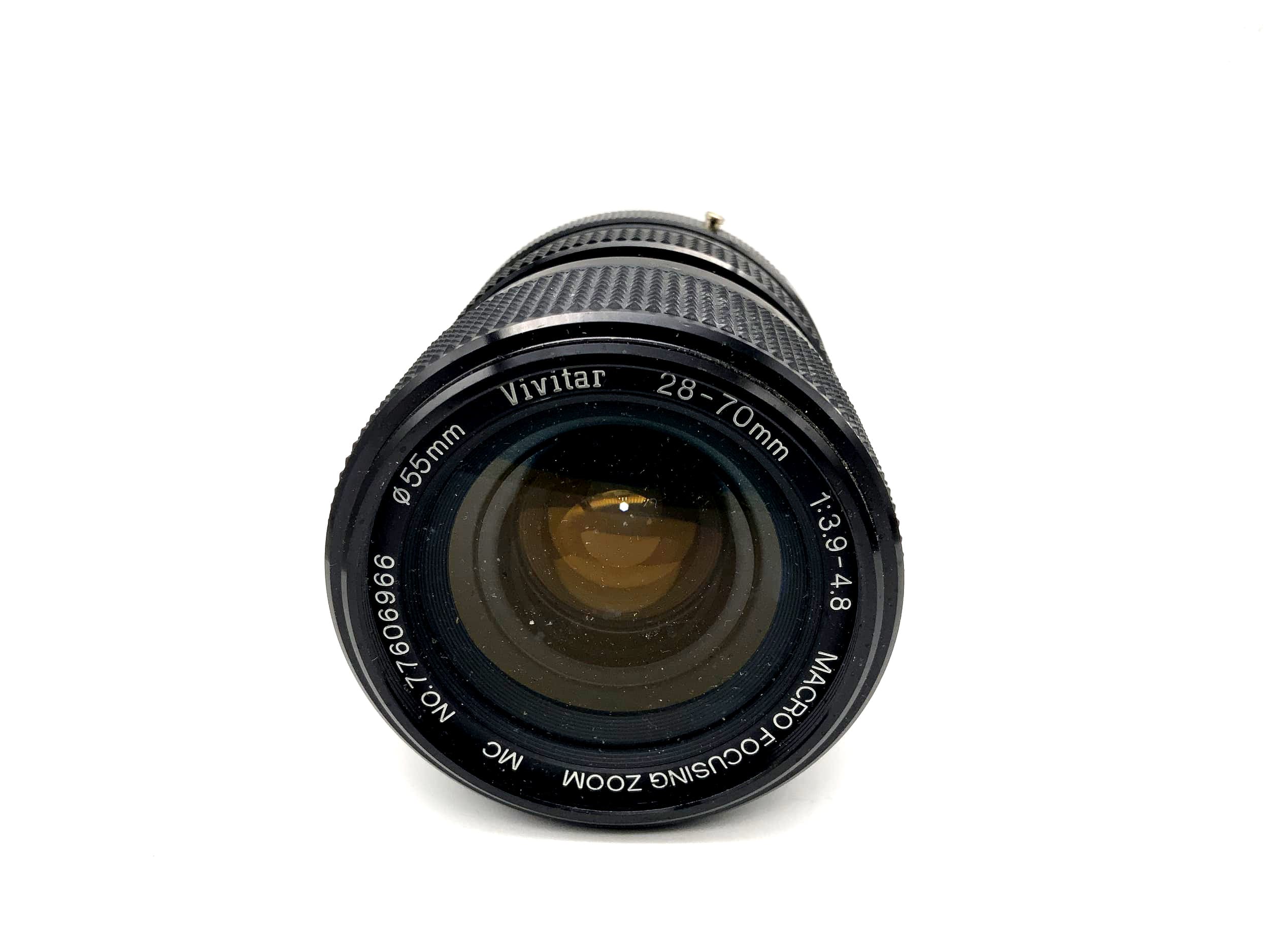 Vivitar 28-70mm 1:3.9-4.8 Lens Macro Focusing Zoom MC Lens (Pentax K)