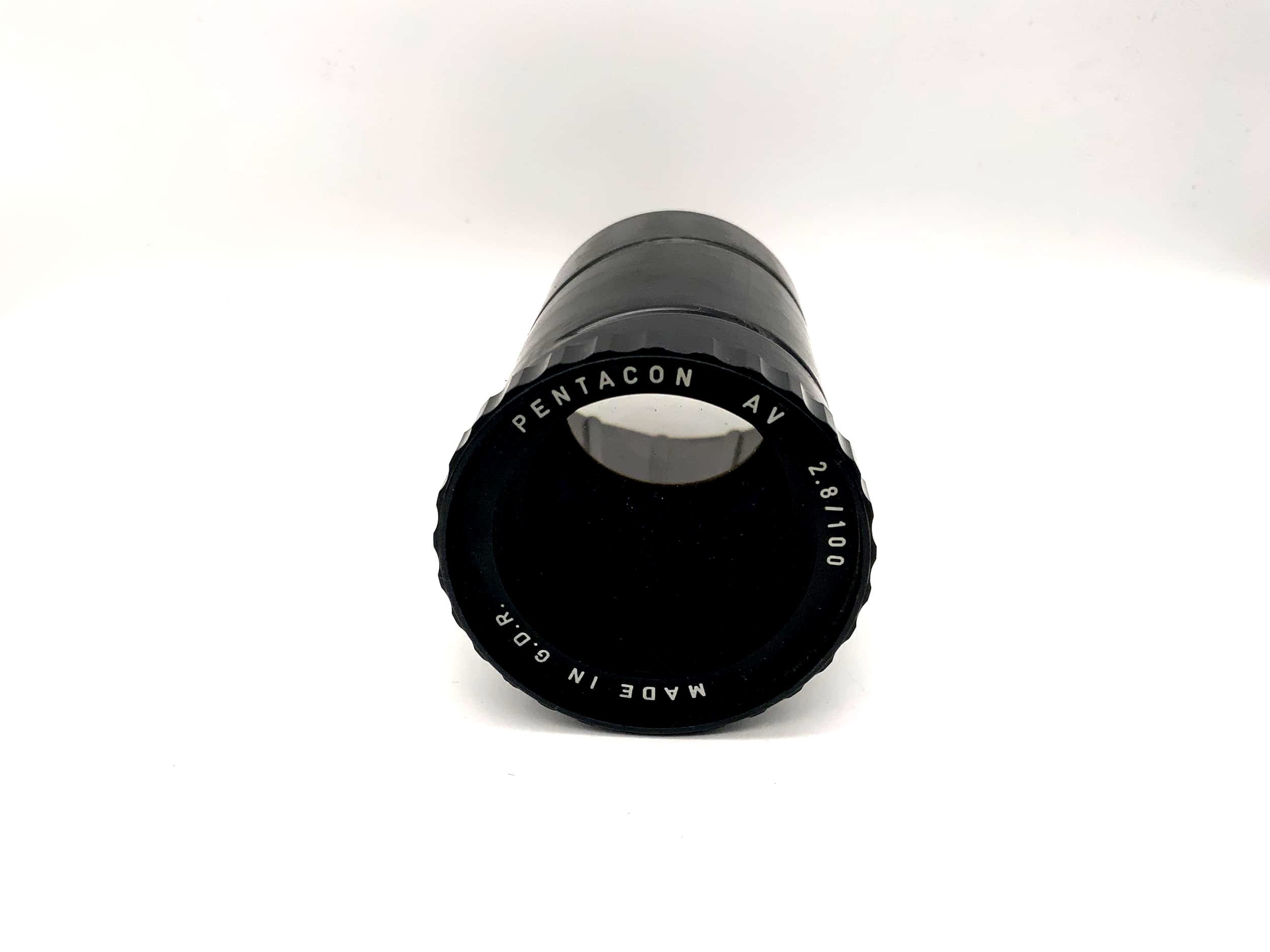 Pentacon 100mm 1:2.8 Projector Lens AV GDR Lens (Heavy Thread)
