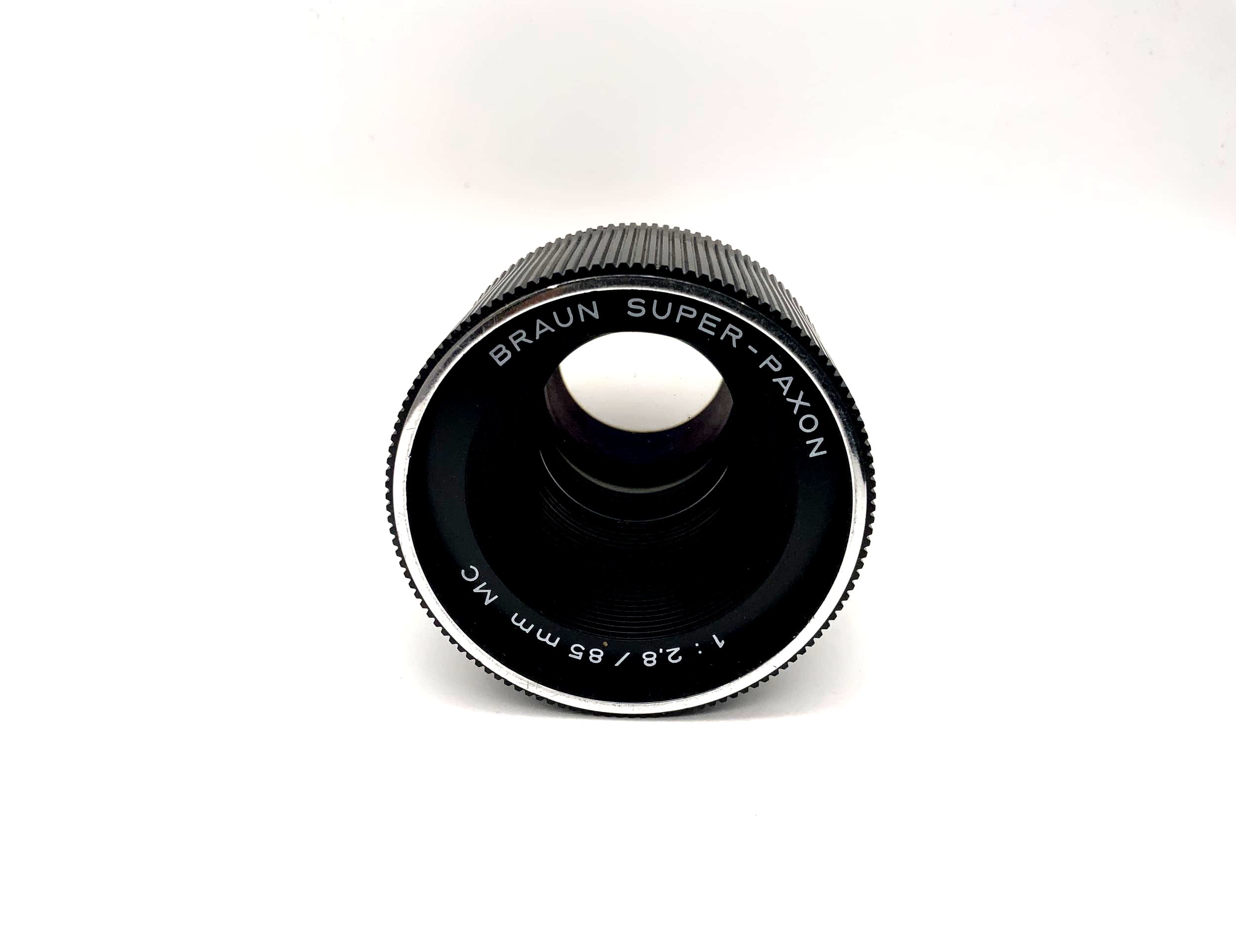 Braun 85mm 1:2.8 Projector Lens Super-Paxon MC Lens (helical thread)
