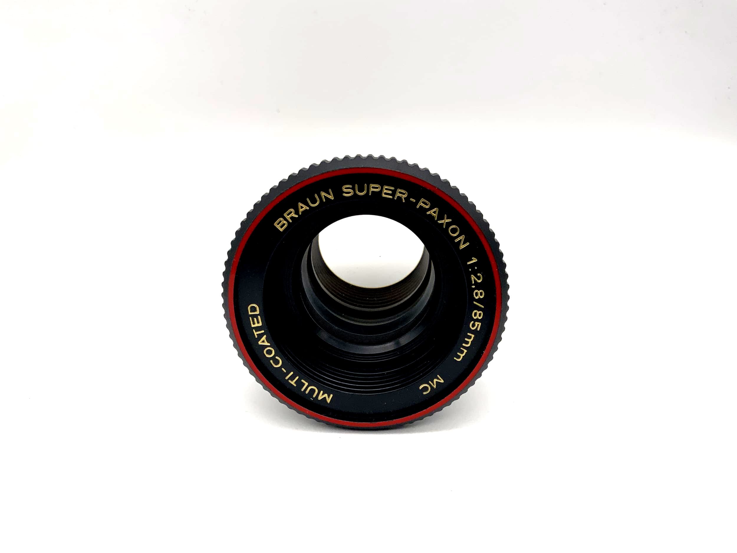 Braun 85mm 1:2.8 Projector Lens Super-Paxon MC Lens (helical thread)