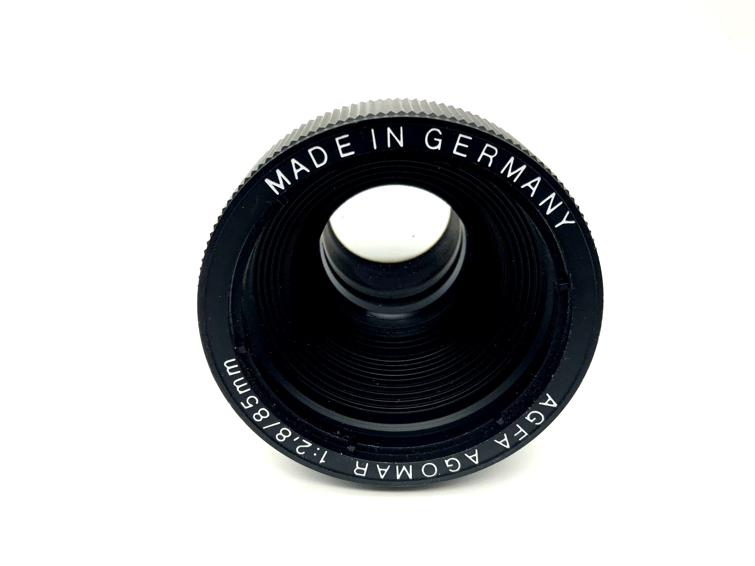 Agfa 85mm 1:2.8 projector lens Agomar Lens lens (helical thread)