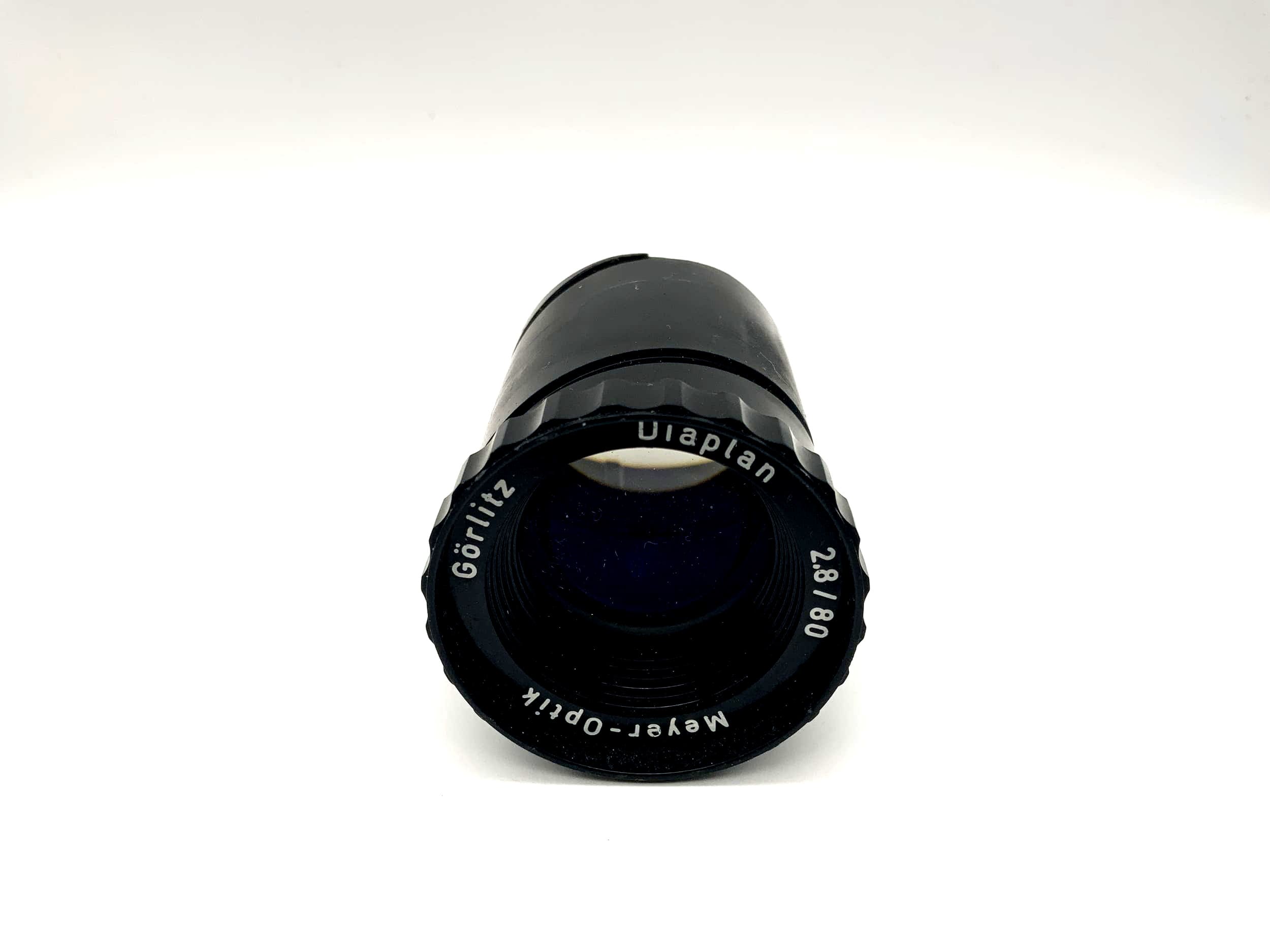 Meyer Optik Görlitz 80mm 1:2.8 projector lens Diaplan lens (worm gear)