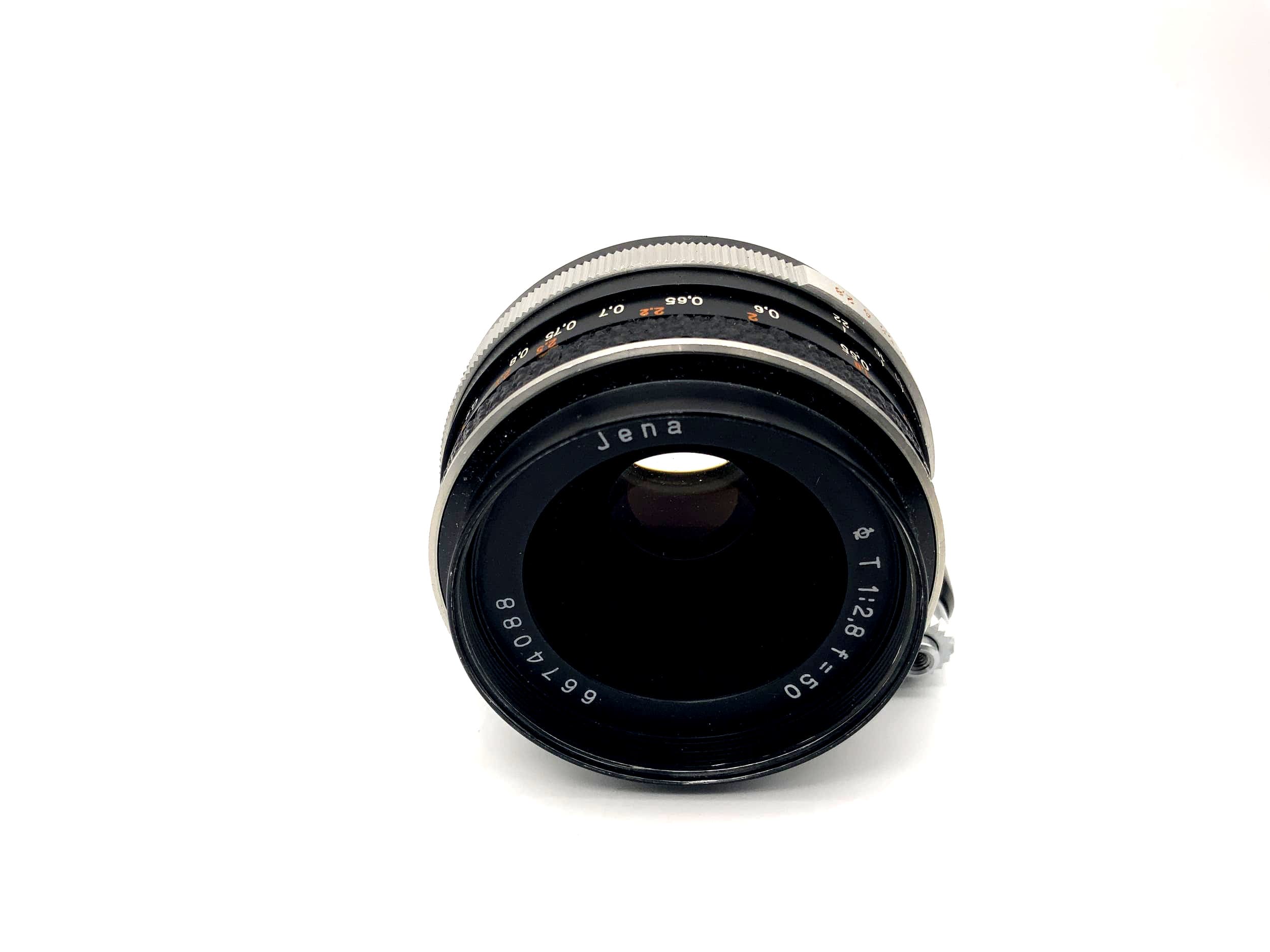 Carl Zeiss 50mm 1:2.8 lens from Jena Tessar camera lens (Exa)