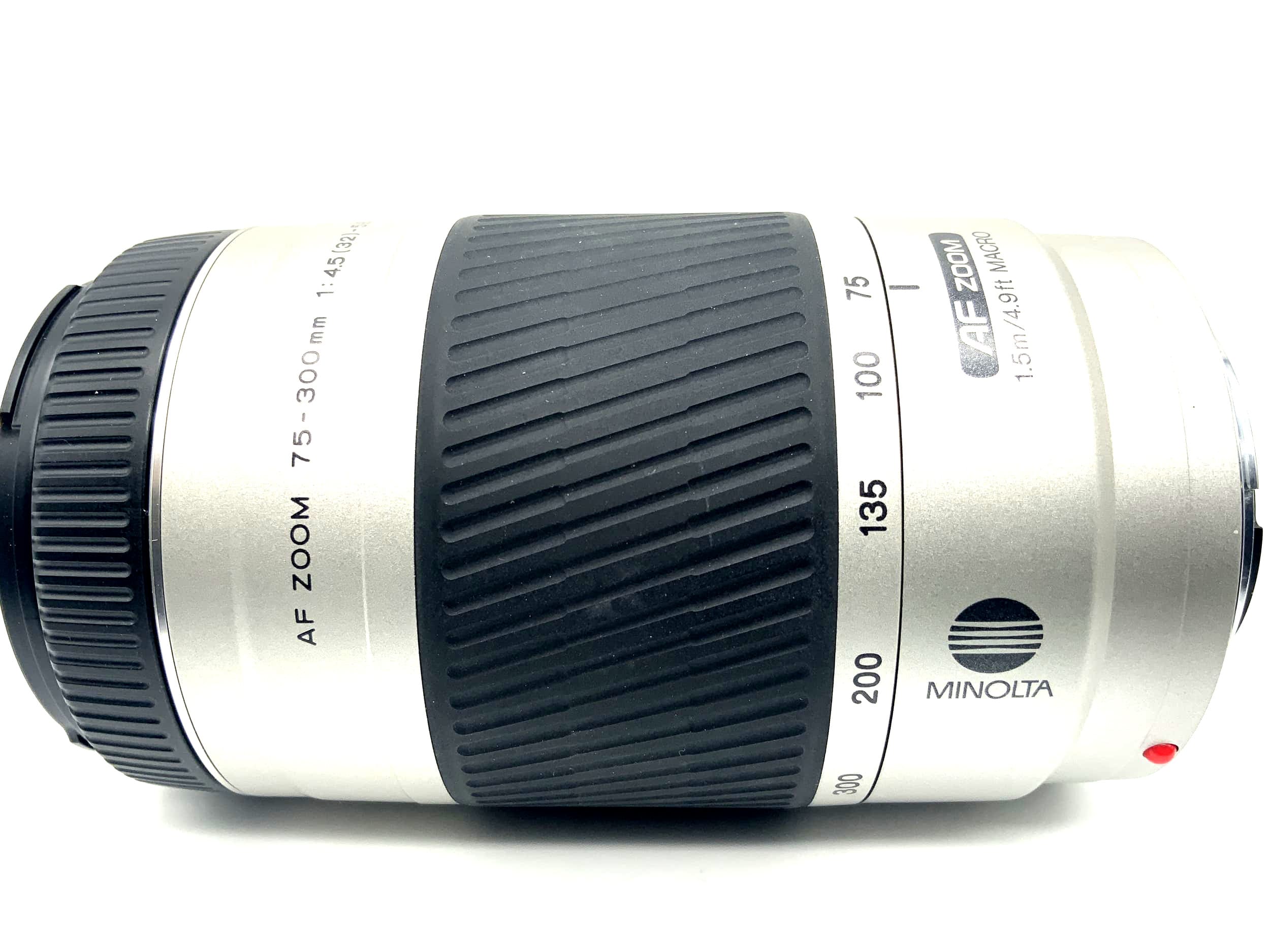 Minolta 75-300mm 1:4.5(32).5.6 D Lens AF Zoom Macro (Minolta AF/Sony A)