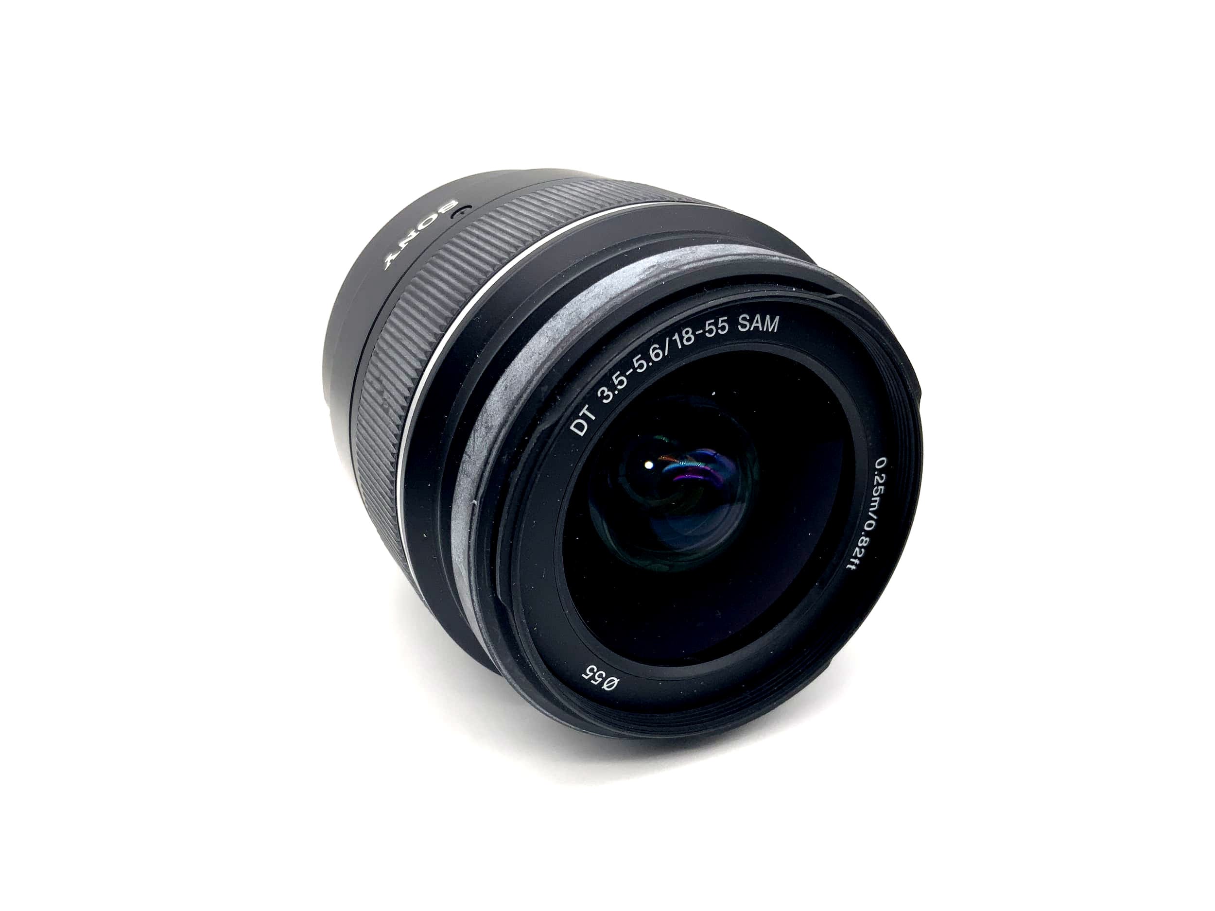 Sony 18-55mm 1:3.5-5.6 Lens DT SAM 0.25m/0.82ft N50 (Minolta AF/Sony A)