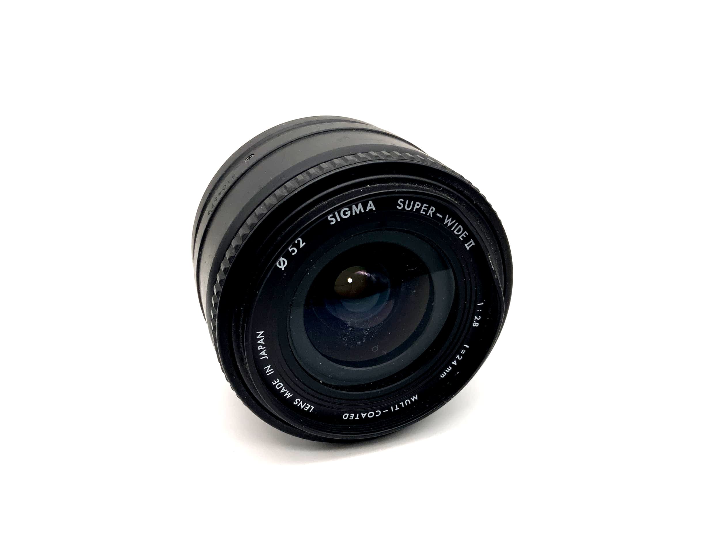 Sigma 24mm 1:2.8 Lens Super-Wide II MC AF Camera Lens (Minolta AF/Sony A)