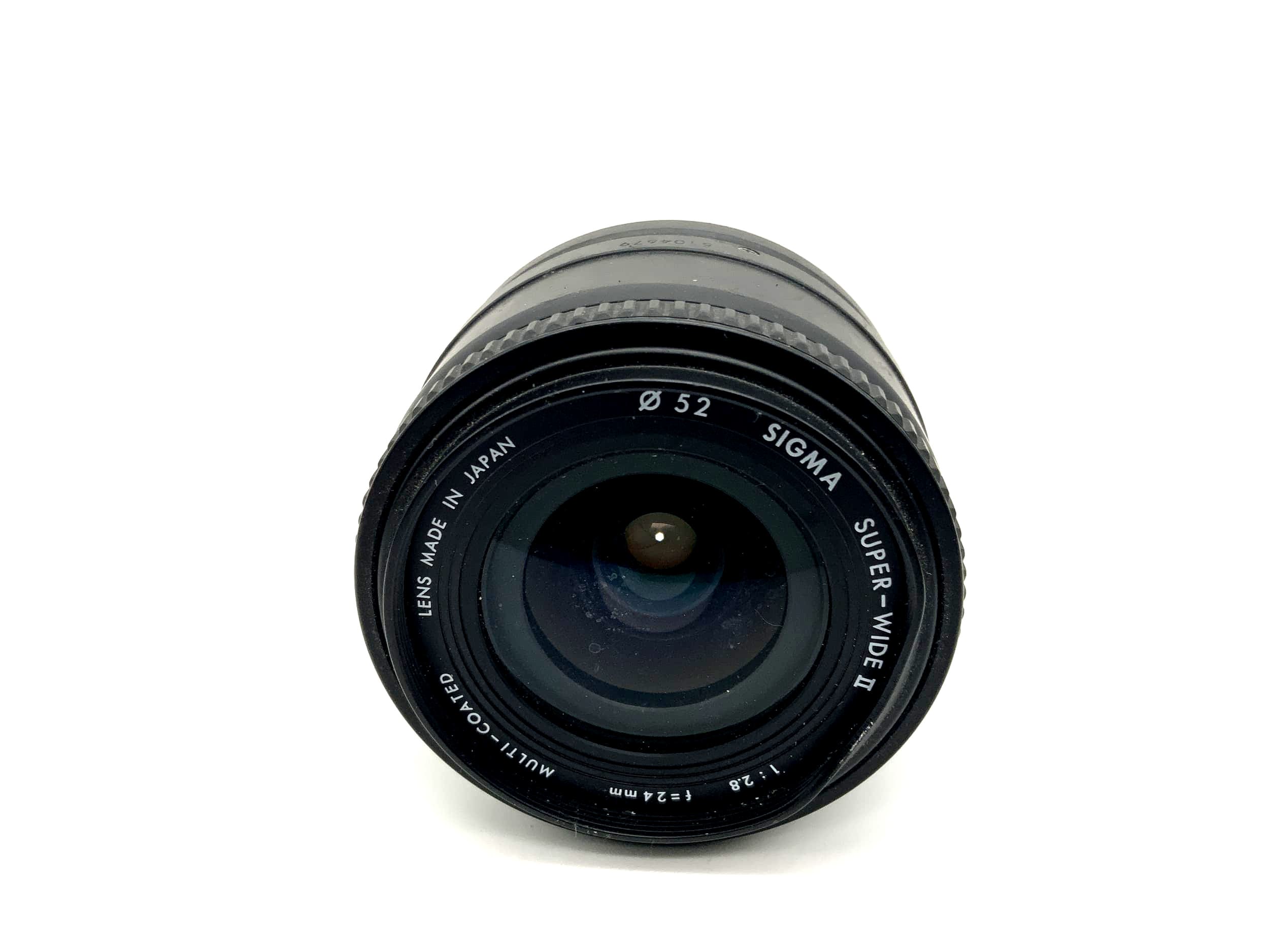 Sigma 24mm 1:2.8 Lens Super-Wide II MC AF Camera Lens (Minolta AF/Sony A)