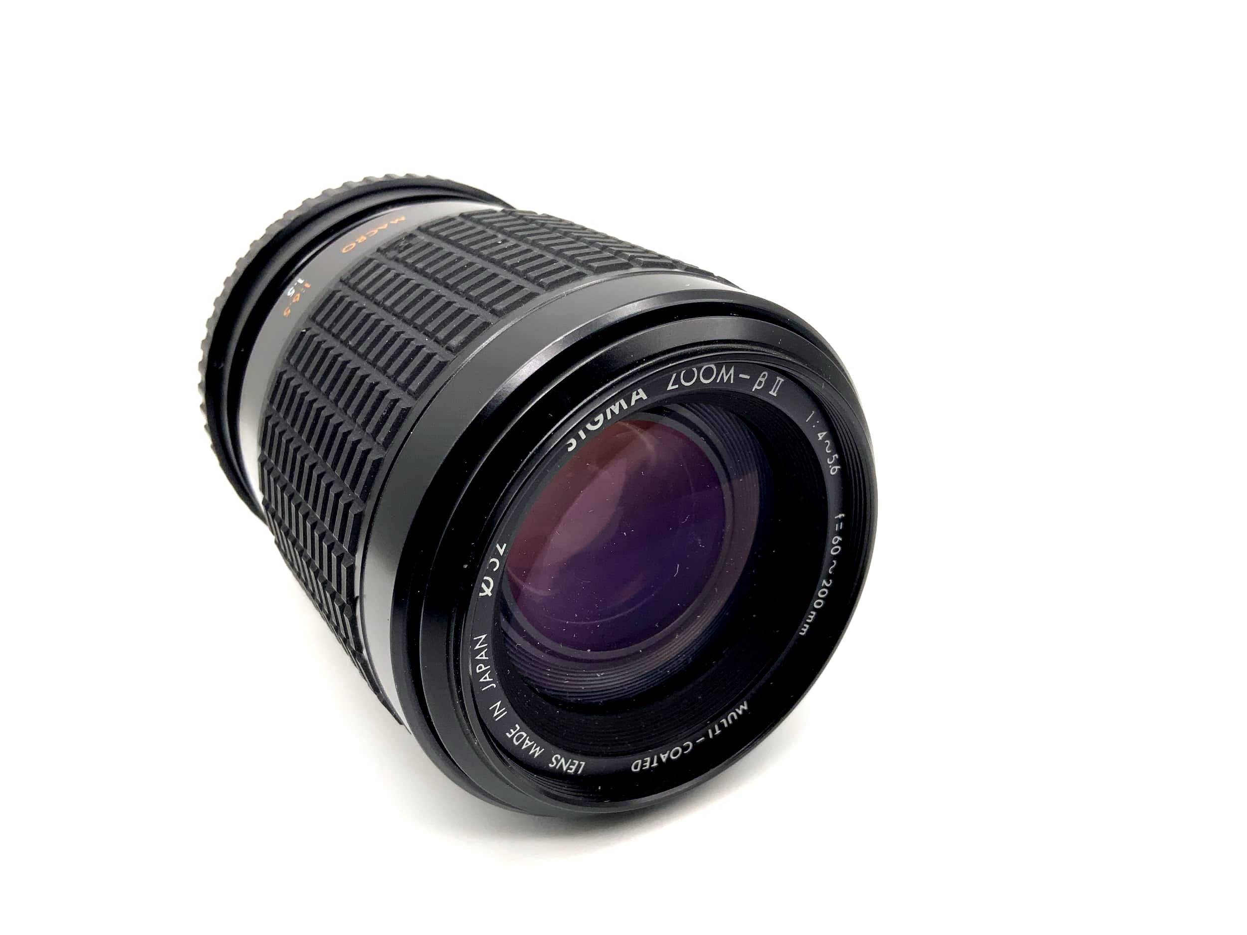 Sigma 60-200mm 1:4-5.6 Lens Multi Coated Zoom-ß II Camera Lens (Pentax K)