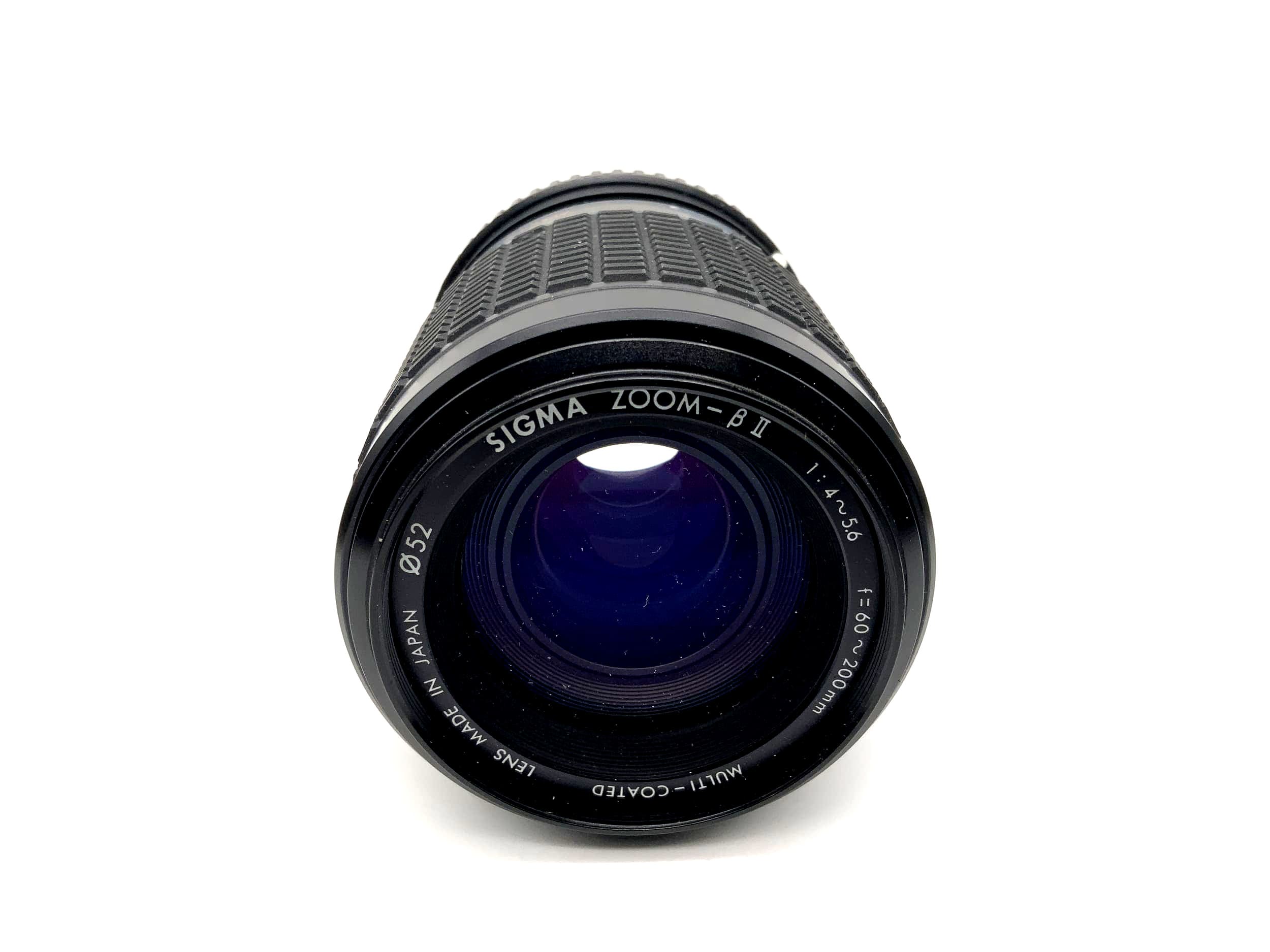 Sigma 60-200mm 1:4-5.6 Lens Multi Coated Zoom-ß II Camera Lens (Pentax K)
