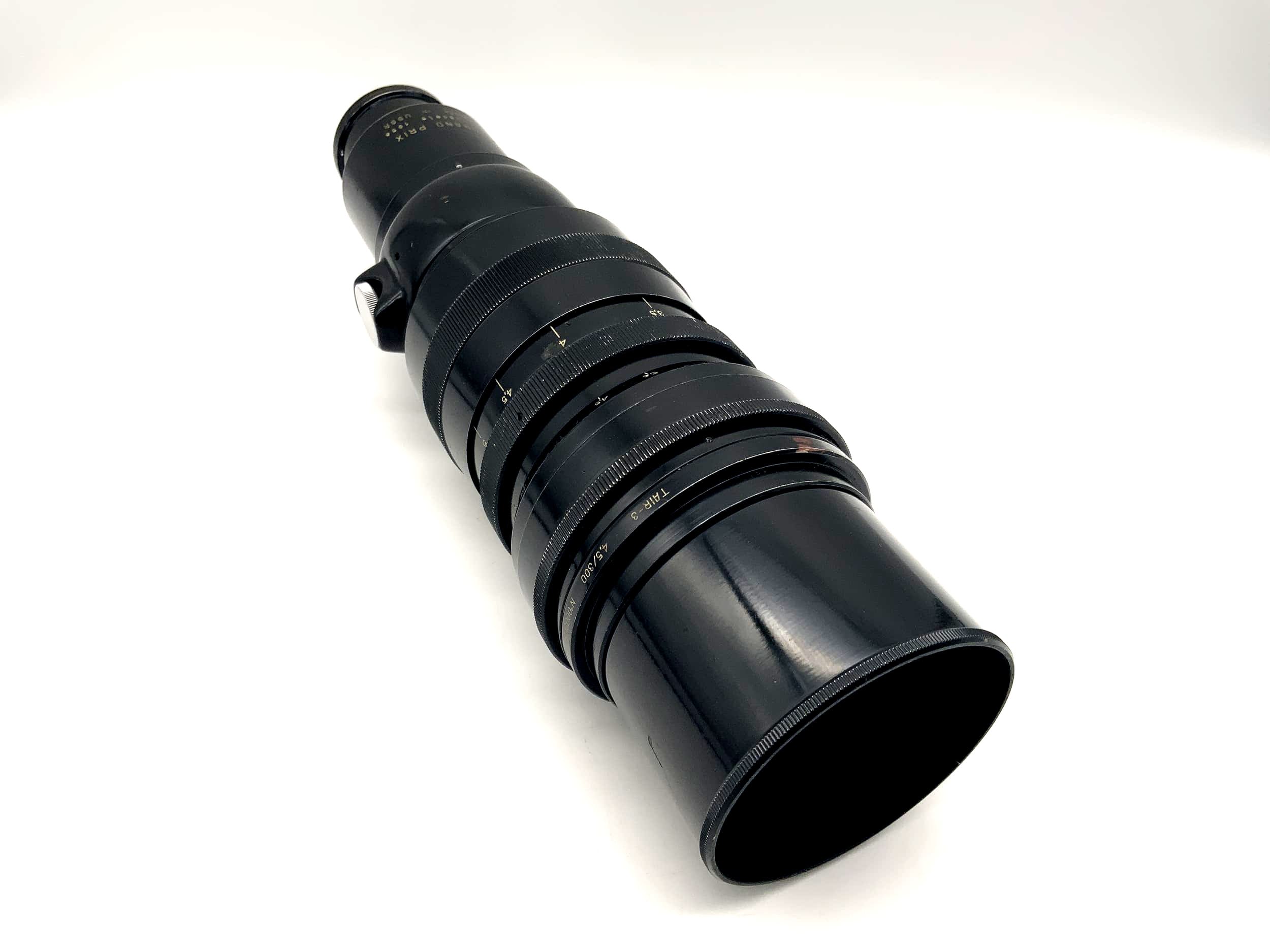 KMZ 300mm 1:4.5 lens Tair-3 grand Prix Brussels for Leica camera Lens (M39)