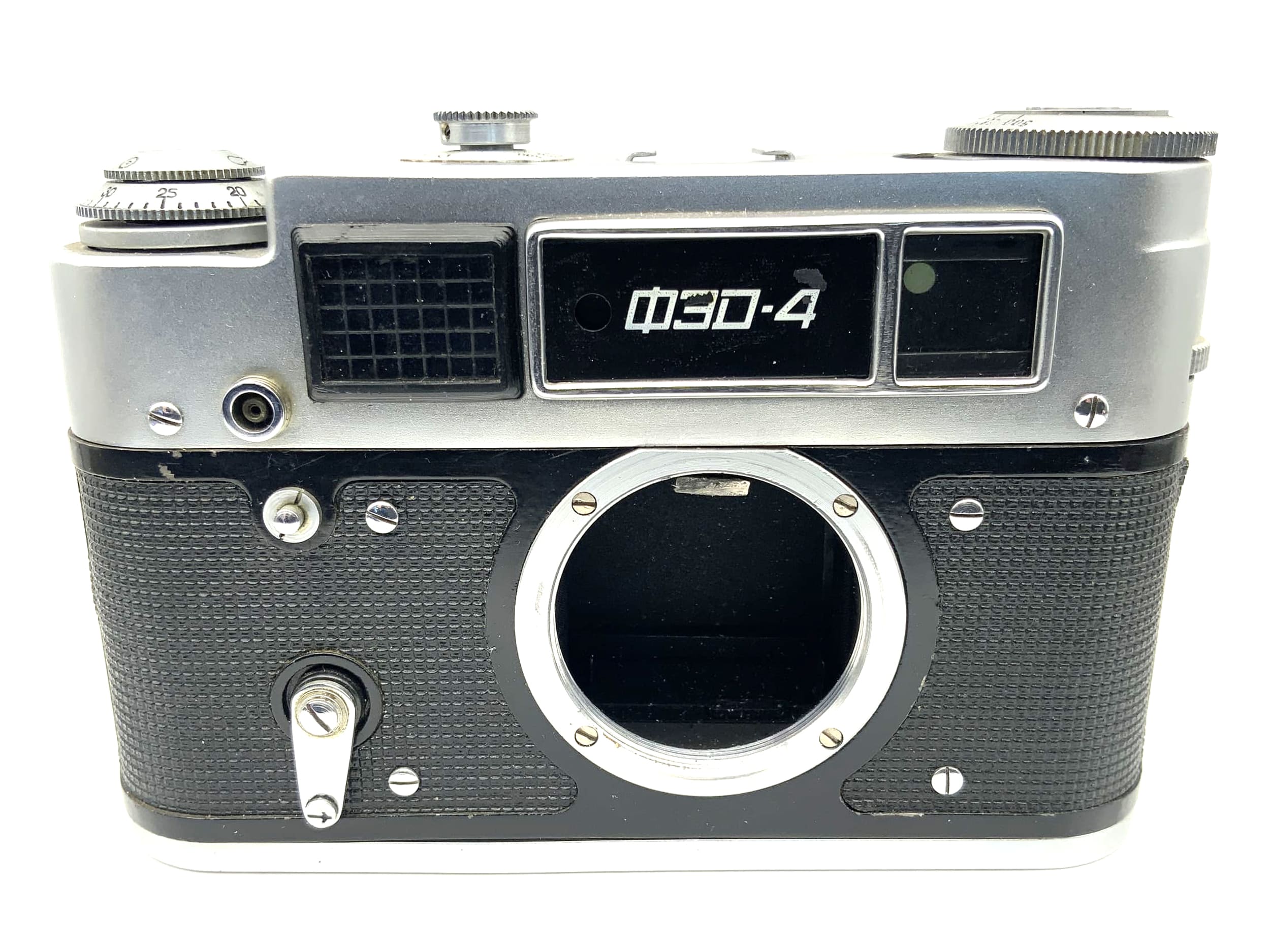 FED 4 35mm Viewfinder Camera Vintage USSR Camera Body (M39) !Light meter defective!