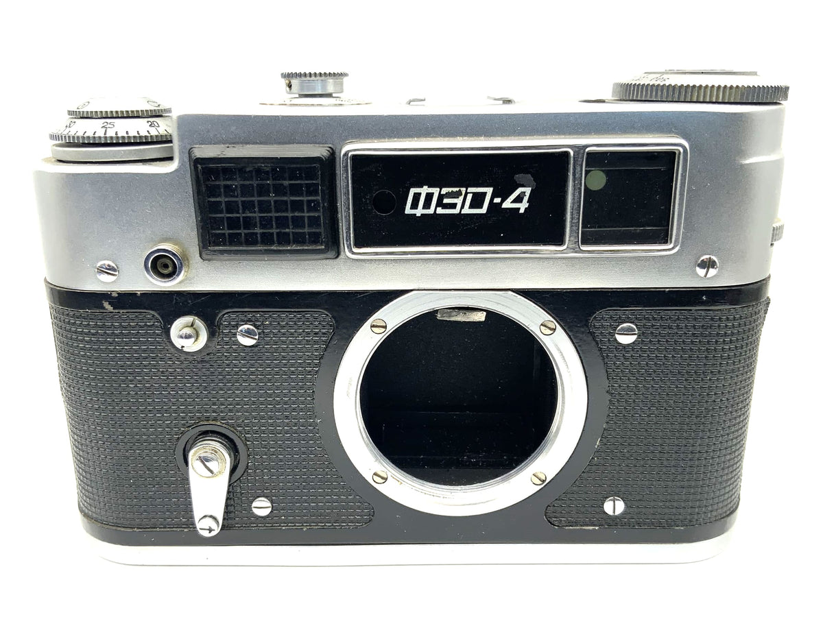 FED 4 35mm Viewfinder Camera Vintage USSR Camera Body (M39) !Light meter defective!