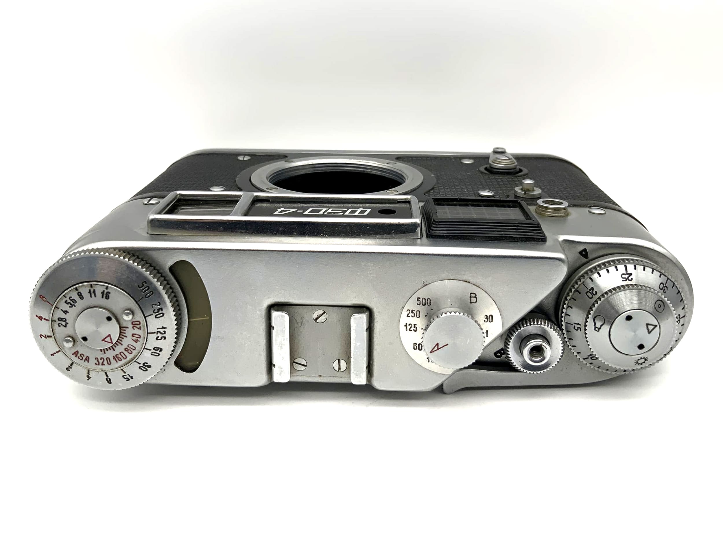 FED 4 35mm Viewfinder Camera Vintage USSR Camera Body (M39) !Light meter defective!