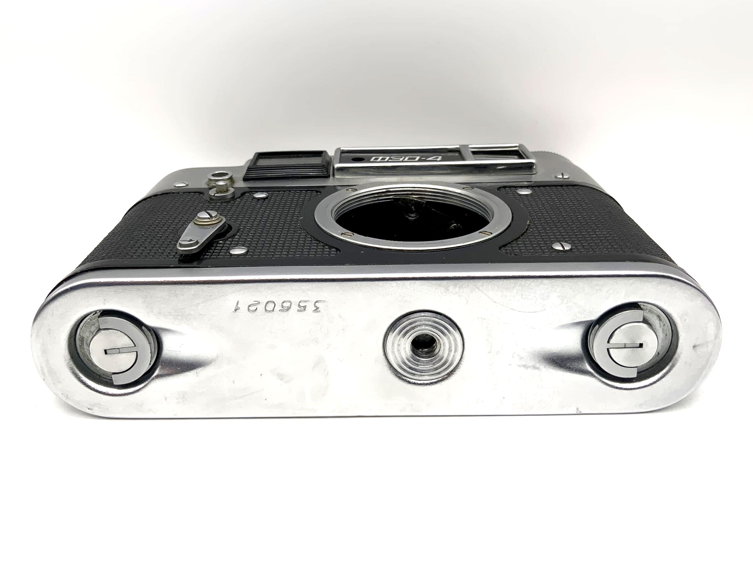 FED 4 35mm Viewfinder Camera Vintage USSR Camera Body (M39) !Light meter defective!